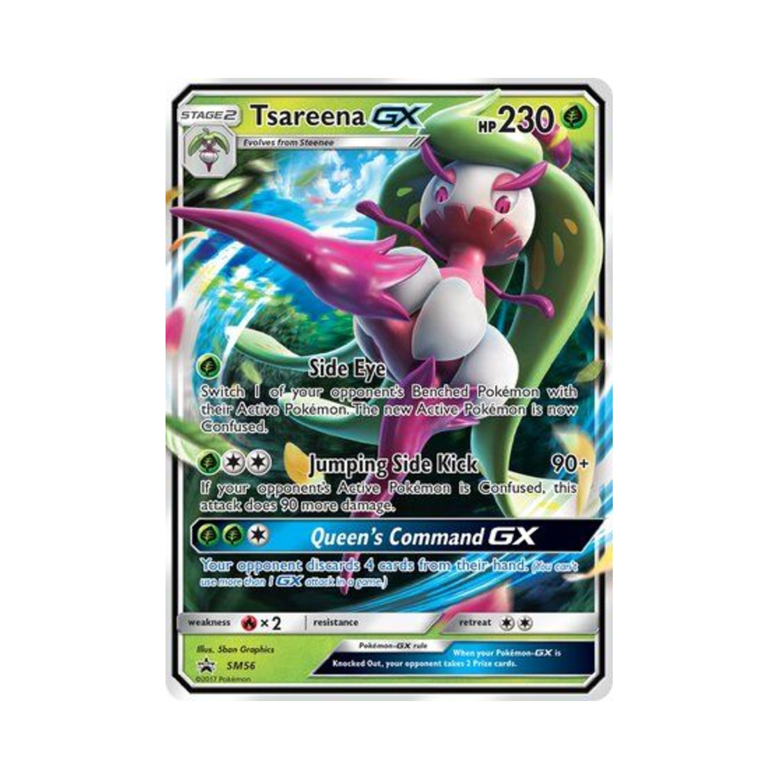포켓몬 TCG 달코퀸 GX P 썬 & 문 프로모카드 (영문판)(Pokemon TCG Tsareena GX P Sun & Moon Promos (English Ver.)) - 1