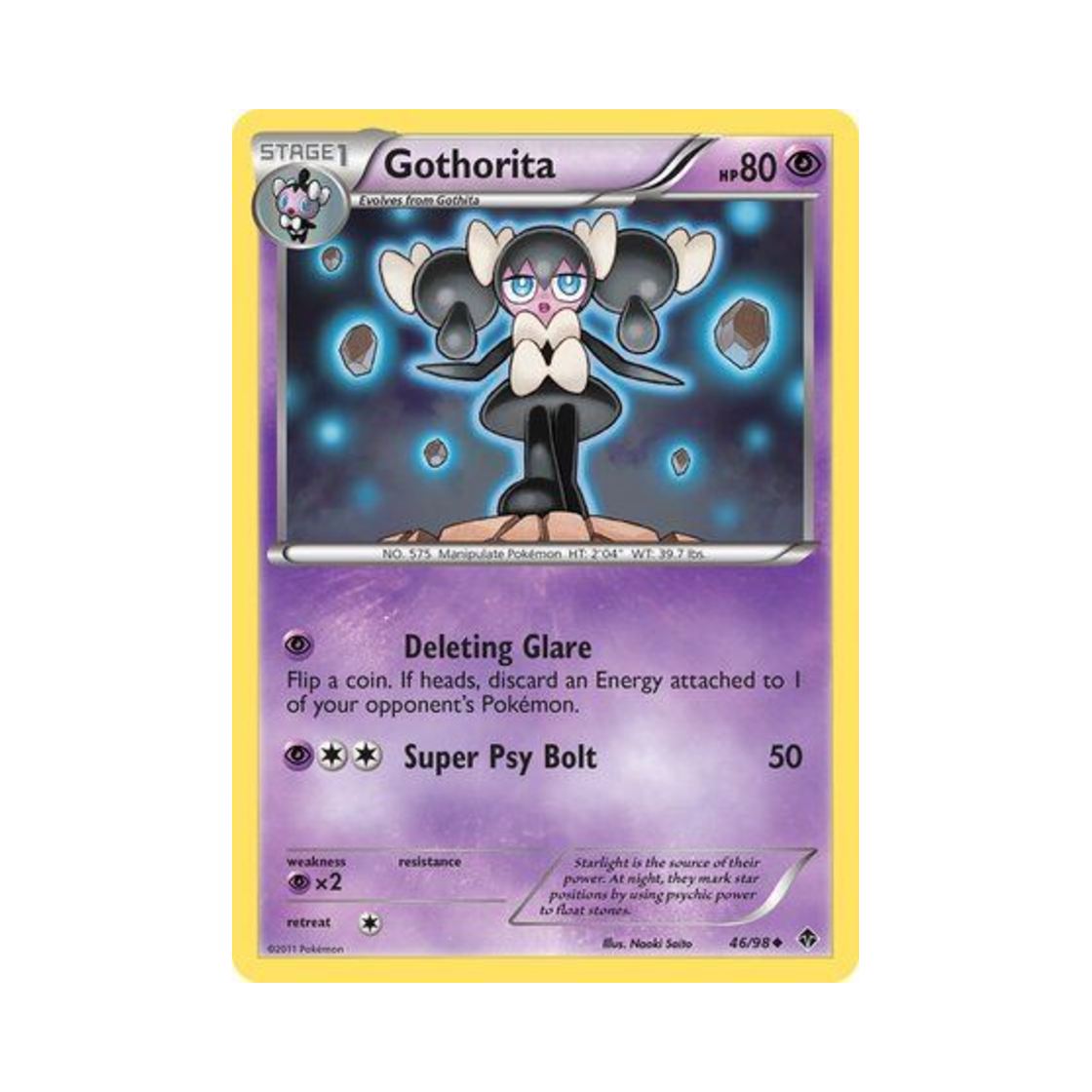 포켓몬 TCG 고디보미 U 이머징 파워스 (영문판)(Pokemon TCG Gothorita U Emerging Powers (English Ver.)) - 1