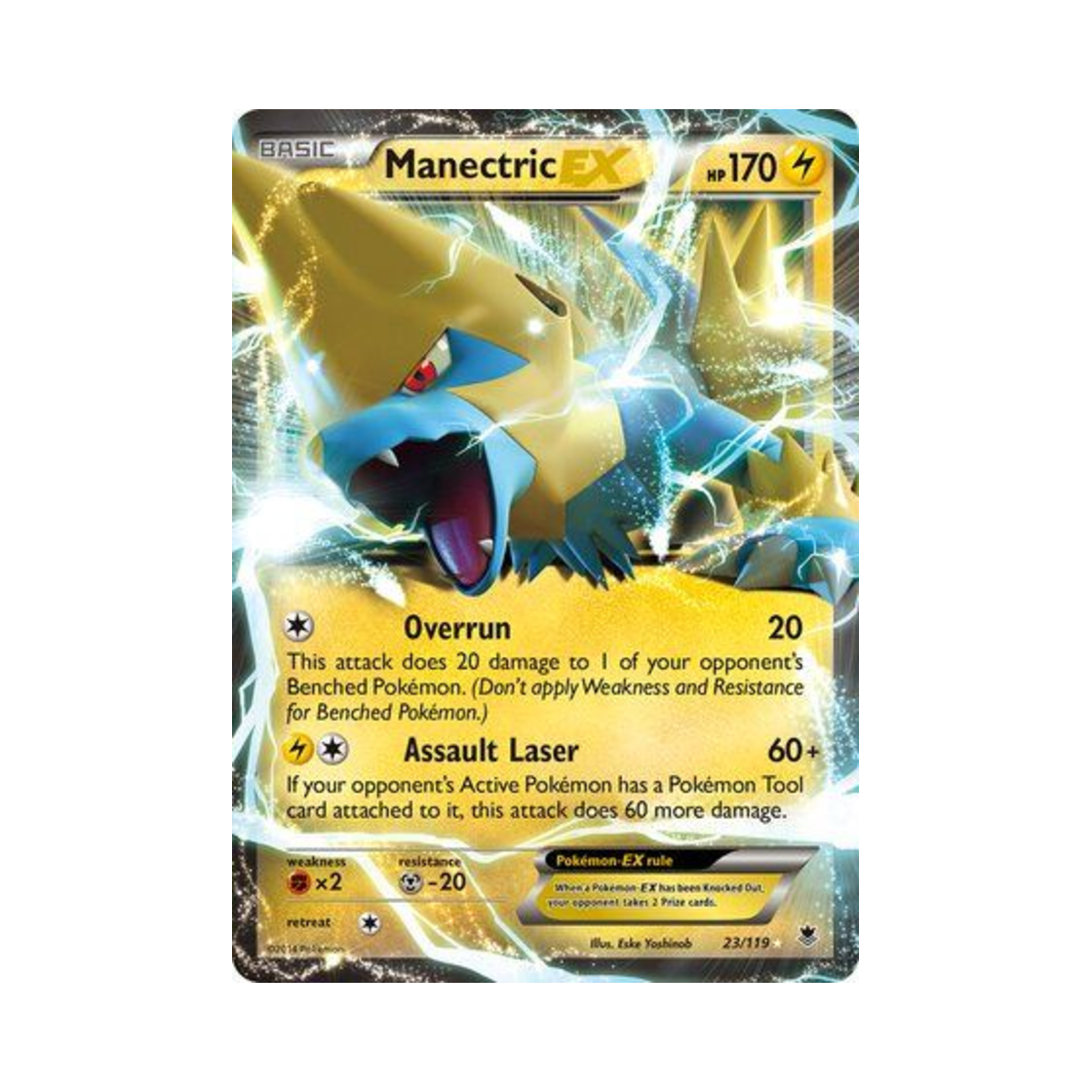 포켓몬 TCG 썬더볼트 EX RHE 팬텀 포스 (영문판)(Pokemon TCG Manectric EX RHE Phantom Forces (English Ver.))