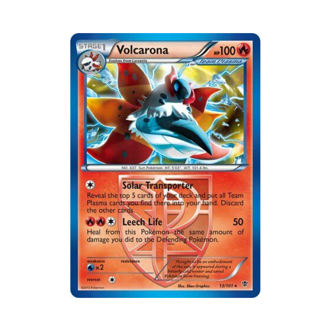 포켓몬 TCG 불카모스 R 플라스마 블라스트 (영문판)(Pokemon TCG Volcarona R Plasma Blast (English Ver.)) - 1
