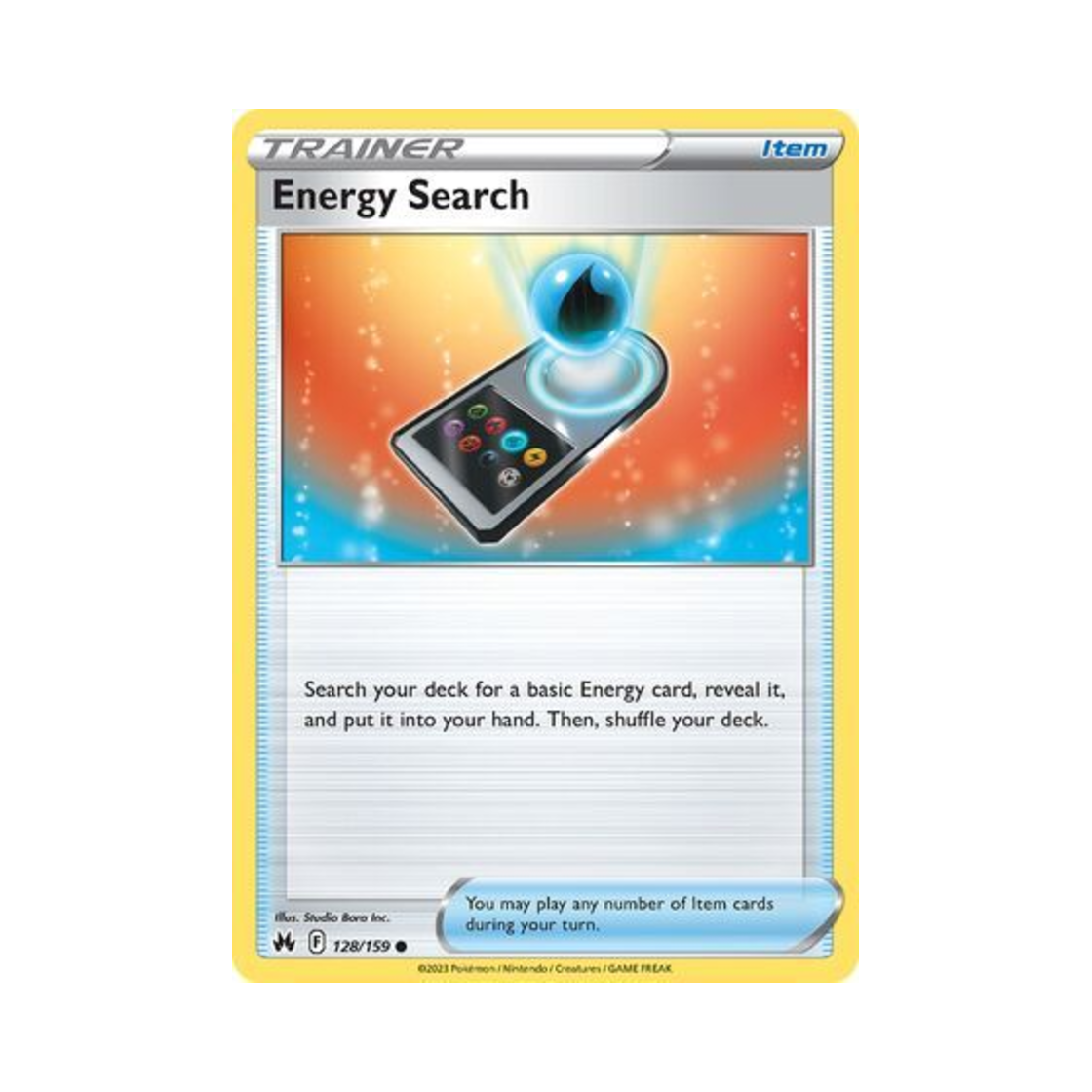 포켓몬 TCG 에너지 전송 C 크라운 제니스 (영문판)(Pokemon TCG Energy Search C Crown Zenith (English Ver.)) - 1