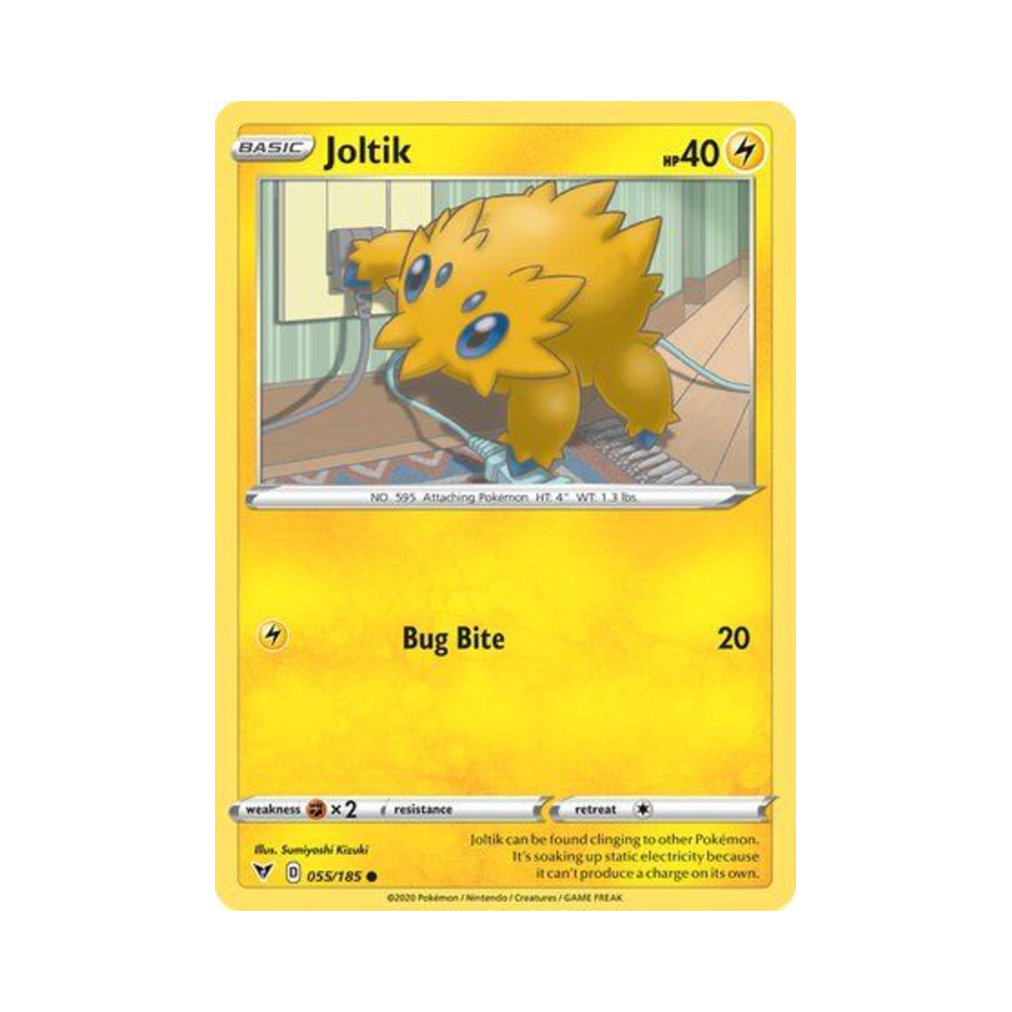 포켓몬 TCG 파쪼옥 C 비비드 볼티지 (영문판)(Pokemon TCG Joltik C Vivid Voltage (English Ver.)) - 1
