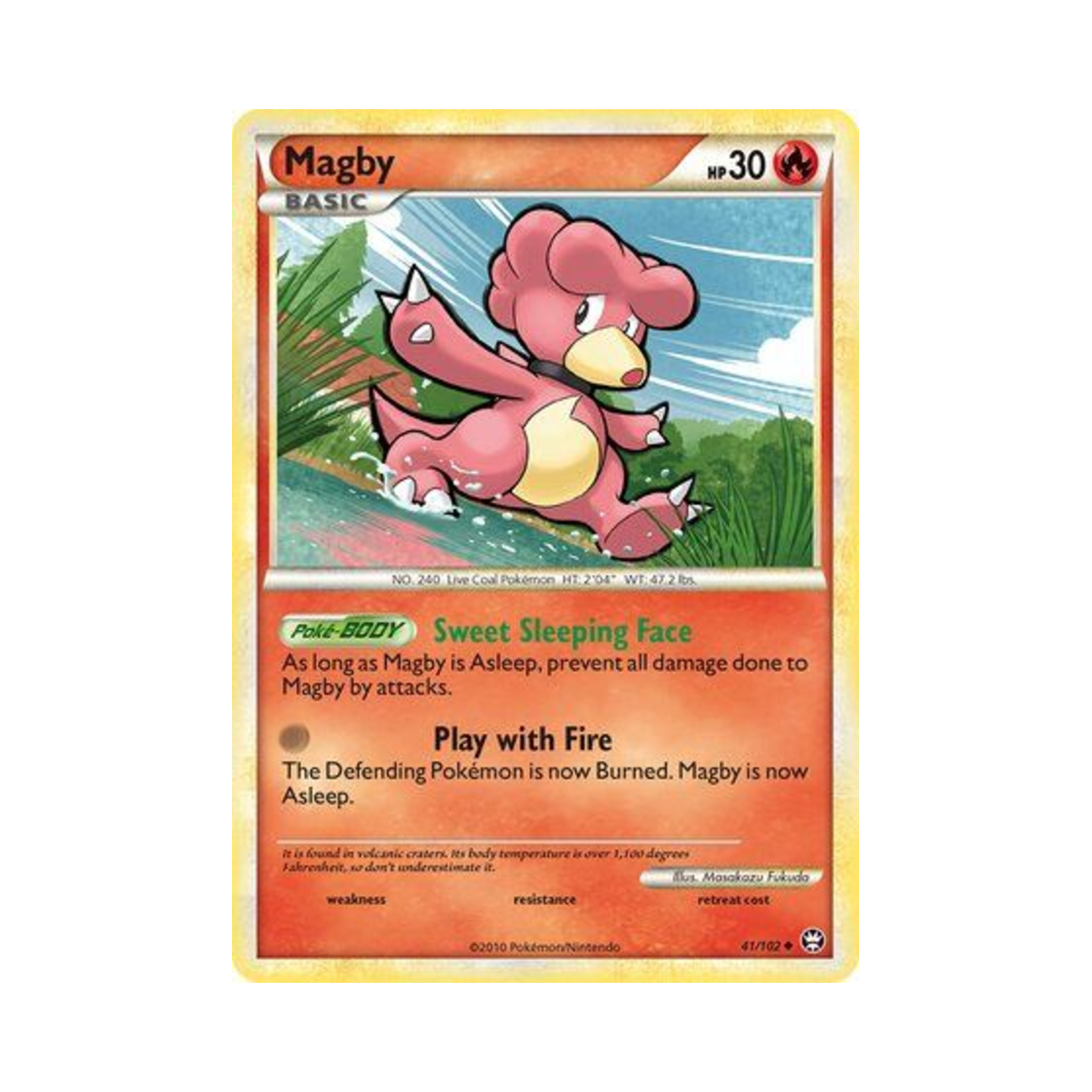 포켓몬 TCG 마그비 U 트라이엄펀트 (영문판)(Pokemon TCG Magby U Triumphant (English Ver.)) - 1