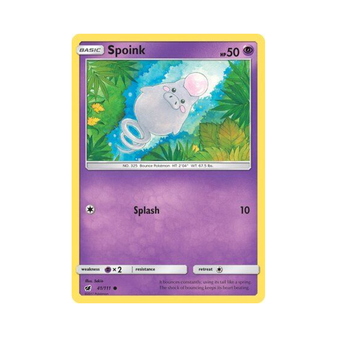 포켓몬 TCG 피그점프 C 크림슨 인베이전 (영문판)(Pokemon TCG Spoink C Crimson Invasion (English Ver.)) - 1