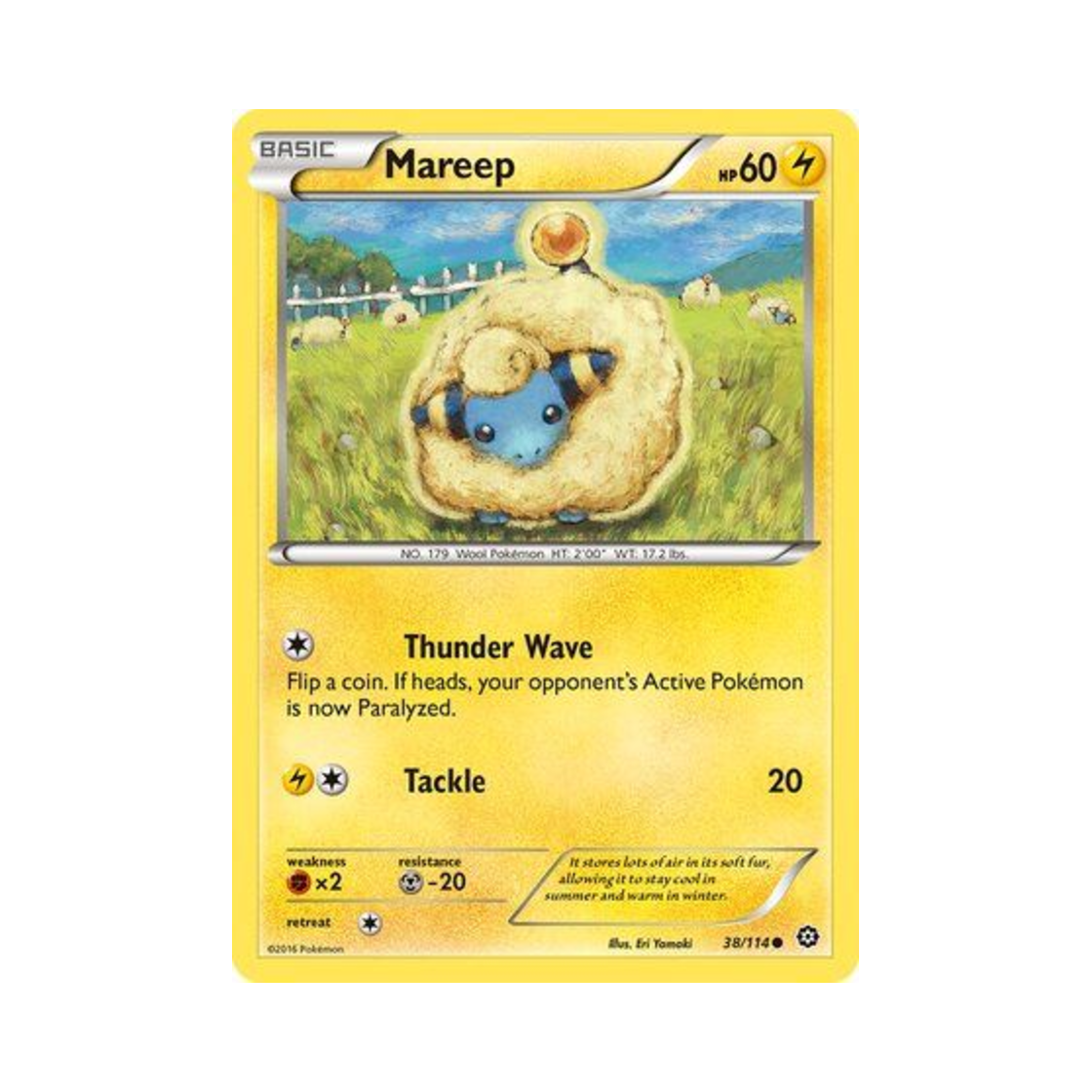 포켓몬 TCG 메리프 C 스팀 시즈 (영문판)(Pokemon TCG Mareep C Steam Siege (English Ver.)) - 1