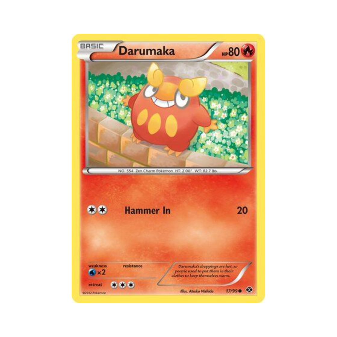 포켓몬 TCG 달막화 C 넥스트 데스티니스 (영문판)(Pokemon TCG Darumaka C Next Destinies (English Ver.)) - 1