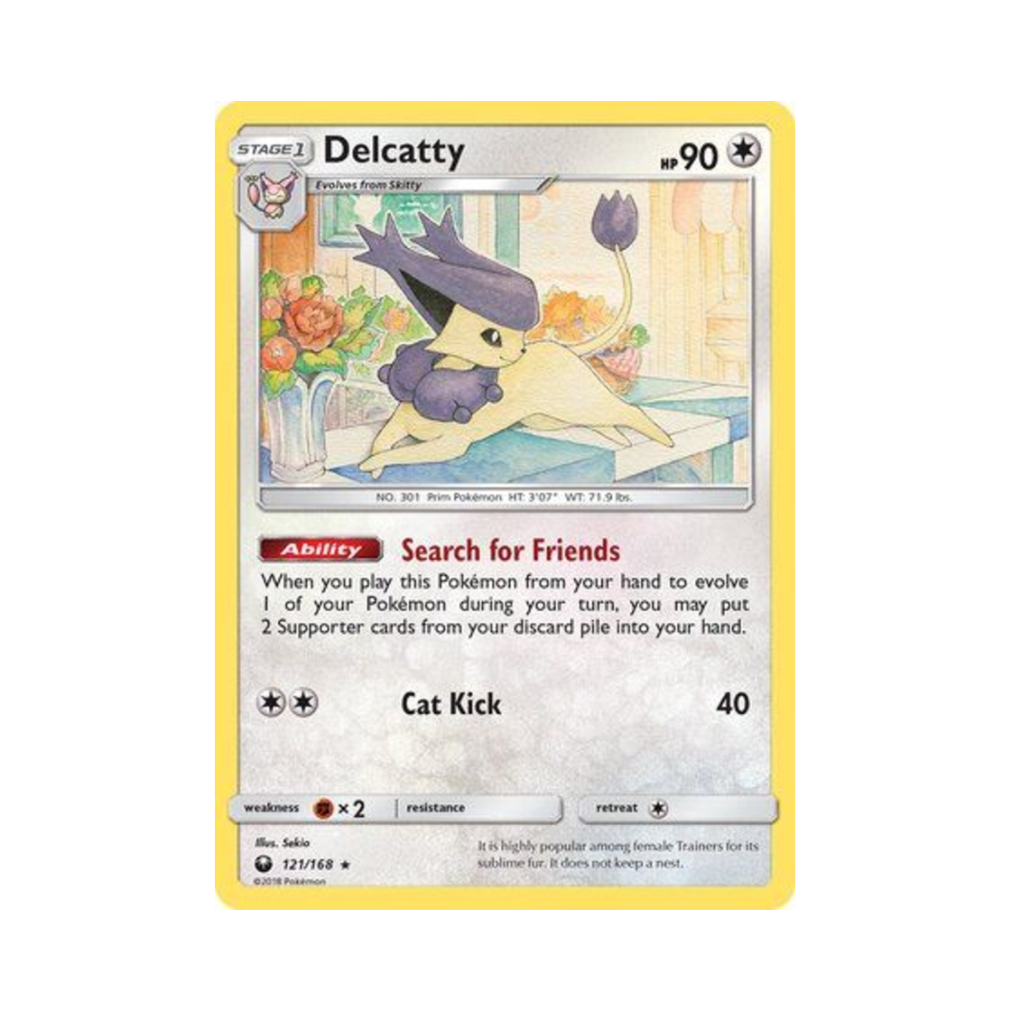 포켓몬 TCG 델케티 RH 셀레스티얼 스톰 (영문판)(Pokemon TCG Delcatty RH Celestial Storm (English Ver.)) - 1