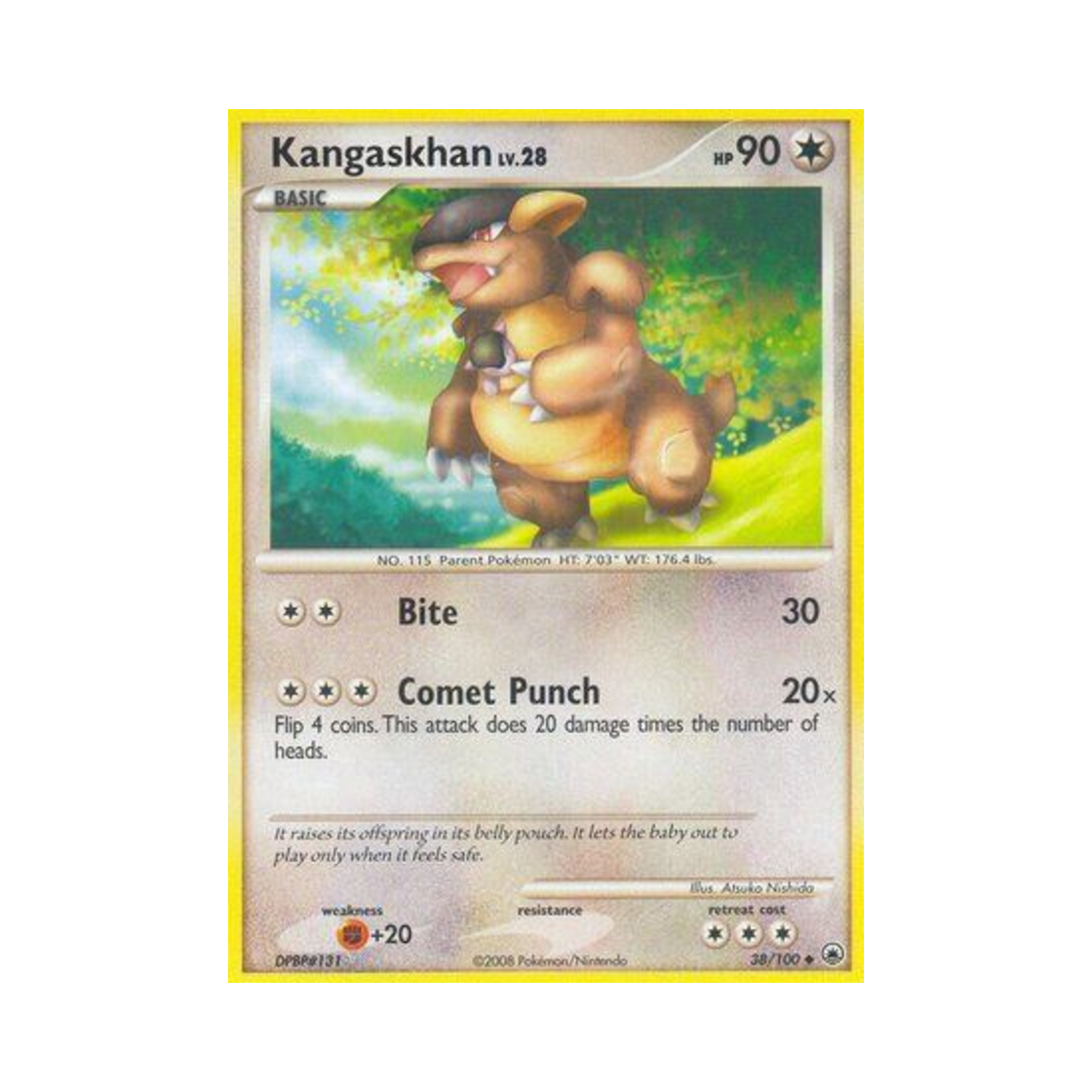 포켓몬 TCG 캥카 U 마제스티 던 (영문판)(Pokemon TCG Kangaskhan U Majestic Dawn (English Ver.)) - 1