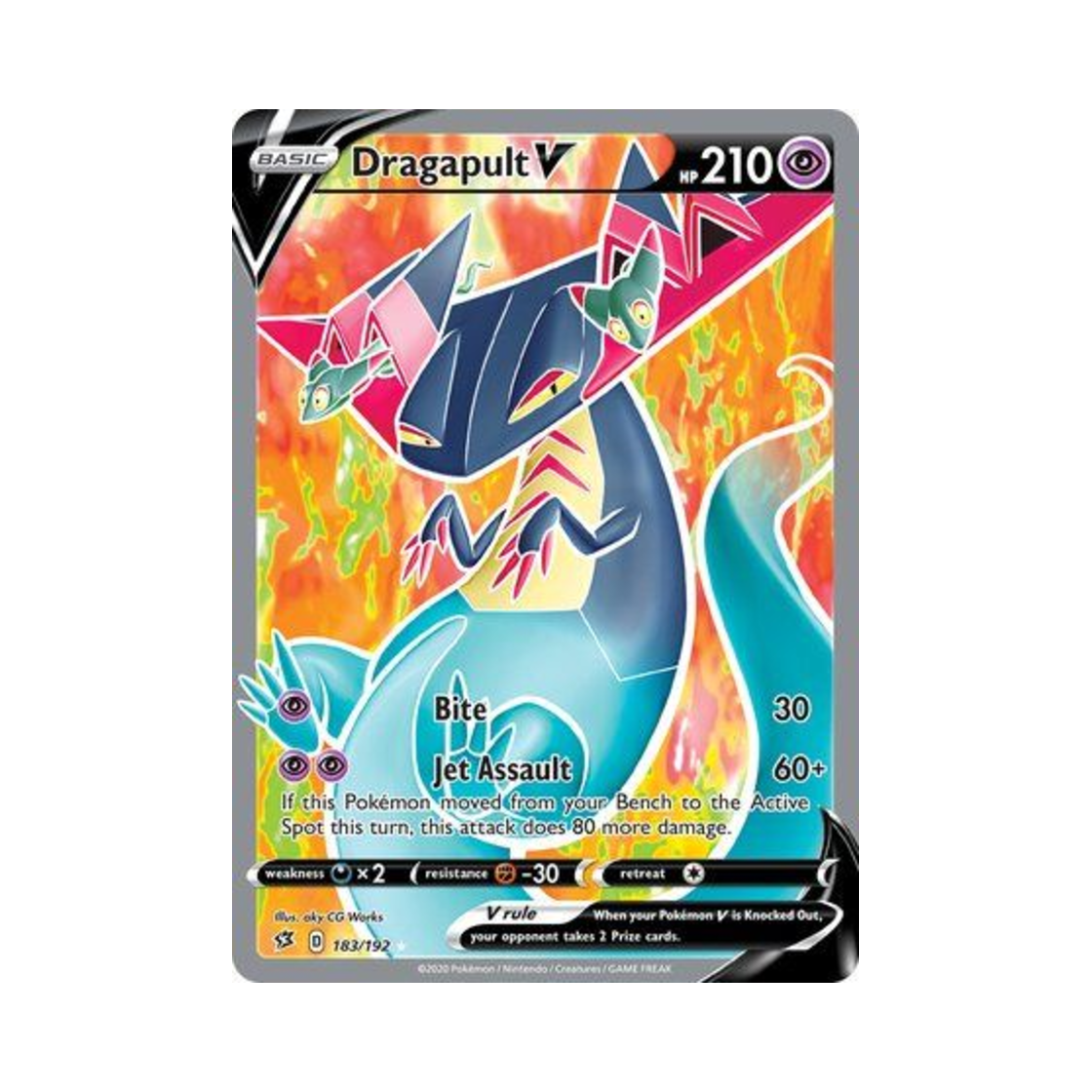 포켓몬 TCG 드래펄트 V RU 레벌 크래시 (영문판)(Pokemon TCG Dragapult V RU Rebel Clash (English Ver.))