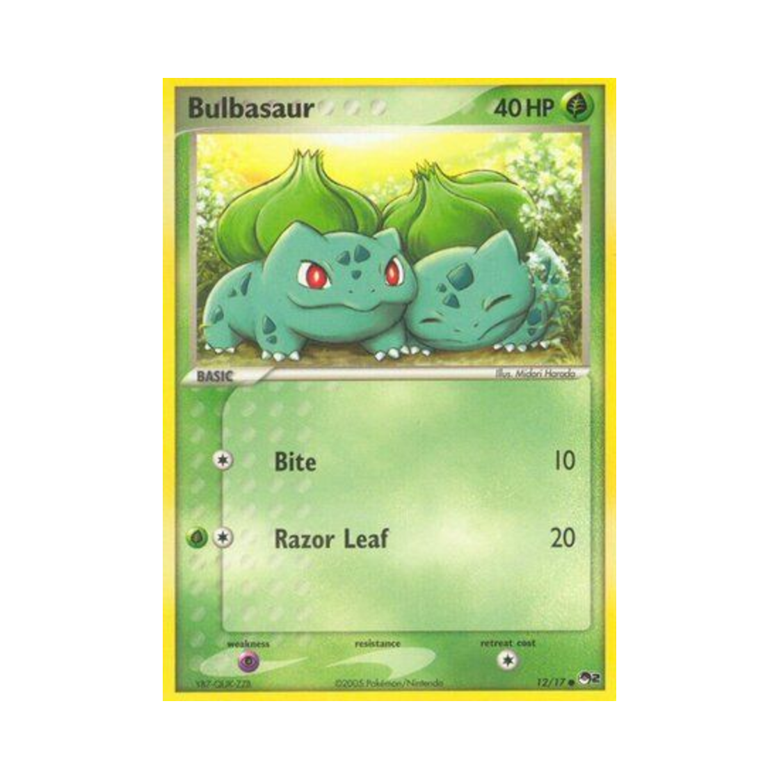포켓몬 TCG 이상해씨 C 팝 시리즈 2 (영문판)(Pokemon TCG Bulbasaur C POP Series 2 (English Ver.))