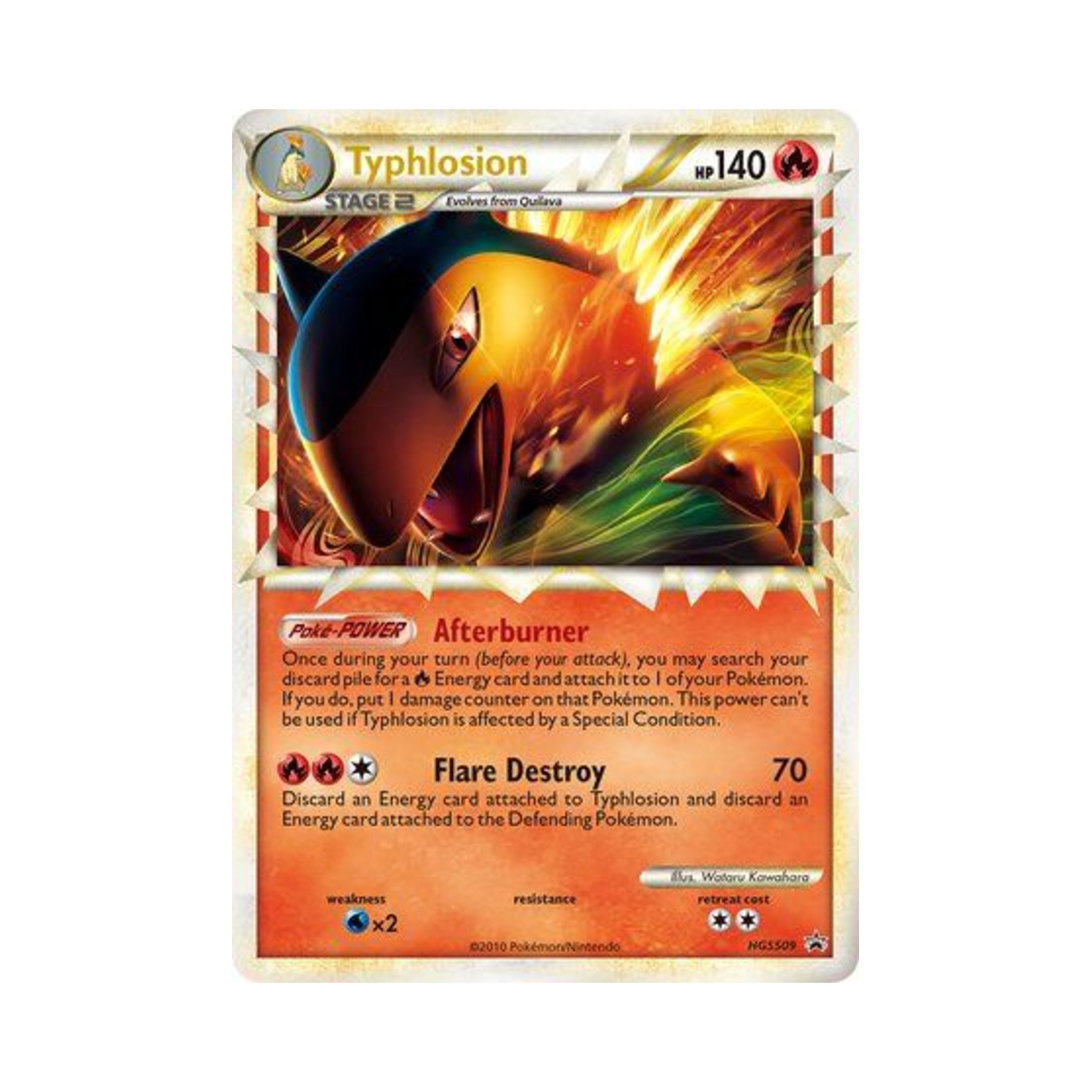 포켓몬 TCG 블레이범 P 하트골드 & 소울실버 프로모카드 (영문판)(Pokemon TCG Typhlosion P HeartGold & SoulSilver Promos (English Ver.)) - 1