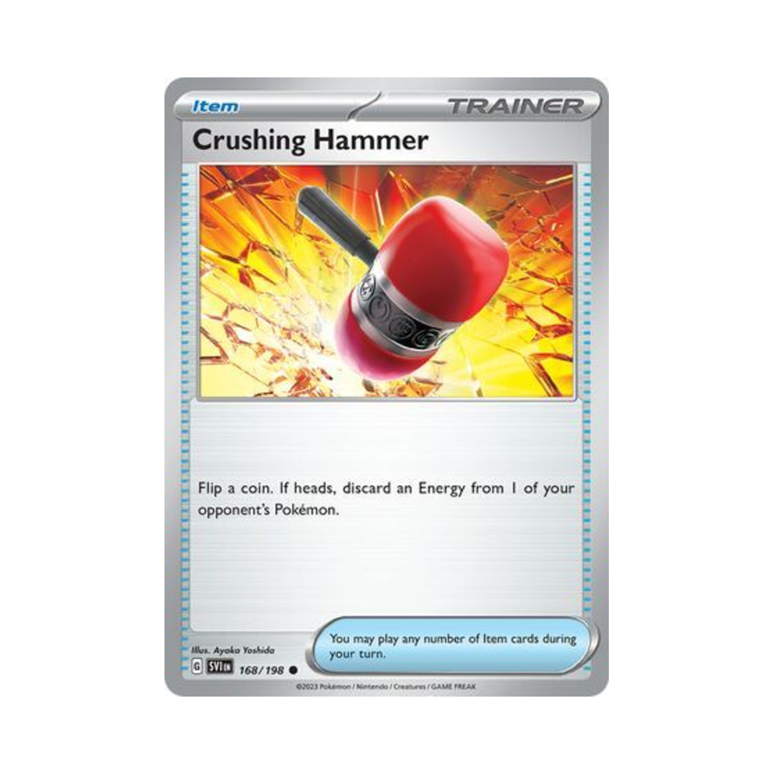 SVI168/198 Pokemon TCG Crushing Hammer C Scarlet & Violet (English Ver.)