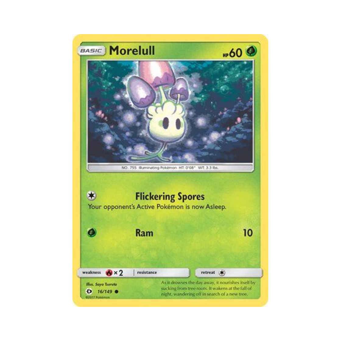 포켓몬 TCG 자마슈 C 썬 & 문 (영문판)(Pokemon TCG Morelull C Sun & Moon (English Ver.)) - 1