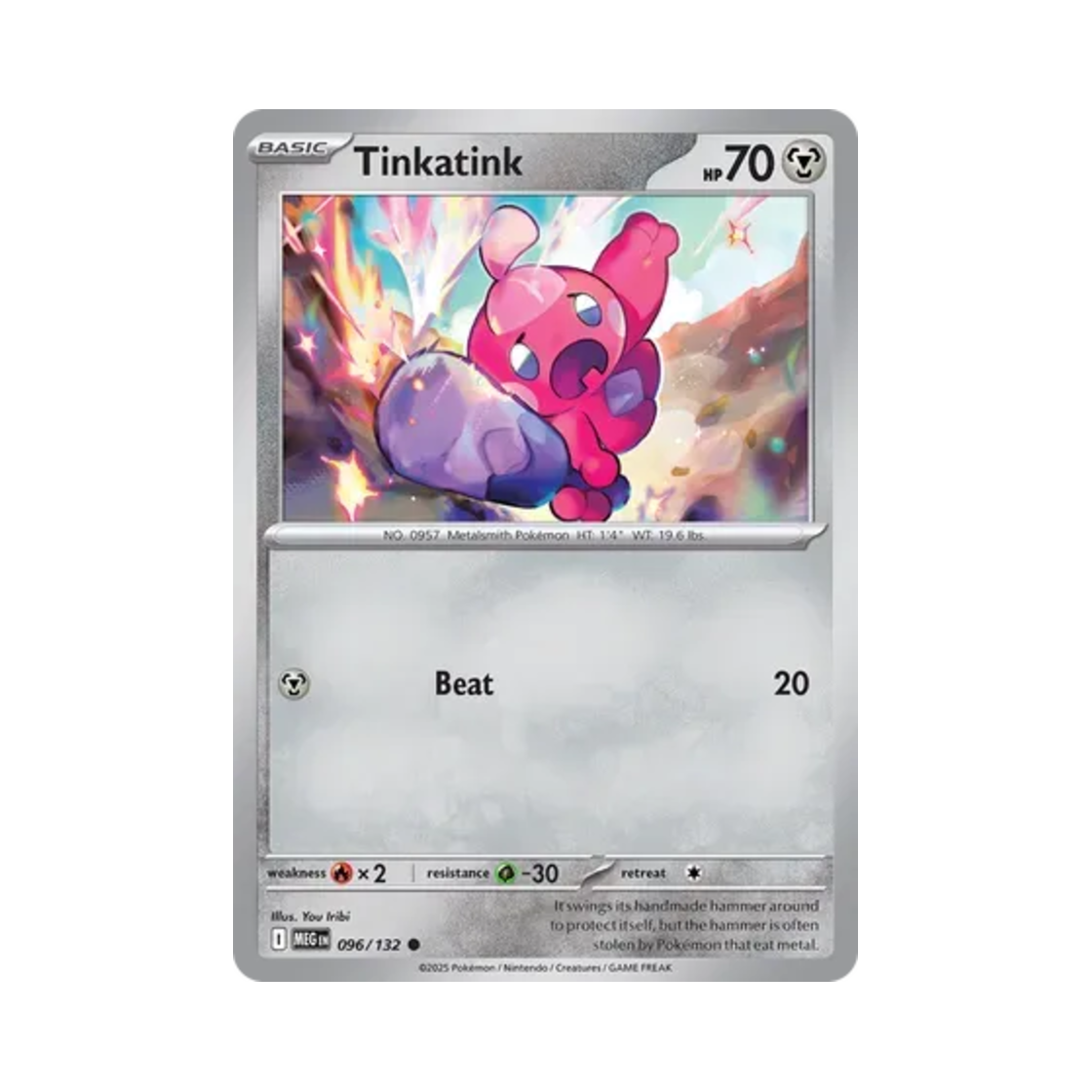 포켓몬 TCG 어리짱 C 메가 에볼루션 (영문판)(Pokemon TCG Tinkatink C Mega Evolution (English Ver.)) - 1