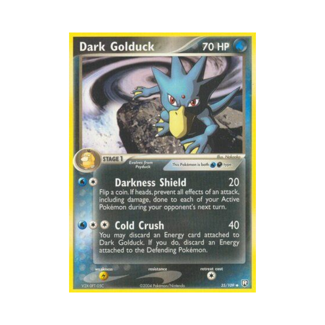 포켓몬 TCG 다크 골덕 U EX 로켓단 리턴즈 (영문판)(Pokemon TCG Dark Golduck U EX Team Rocket Returns (English Ver.)) - 1