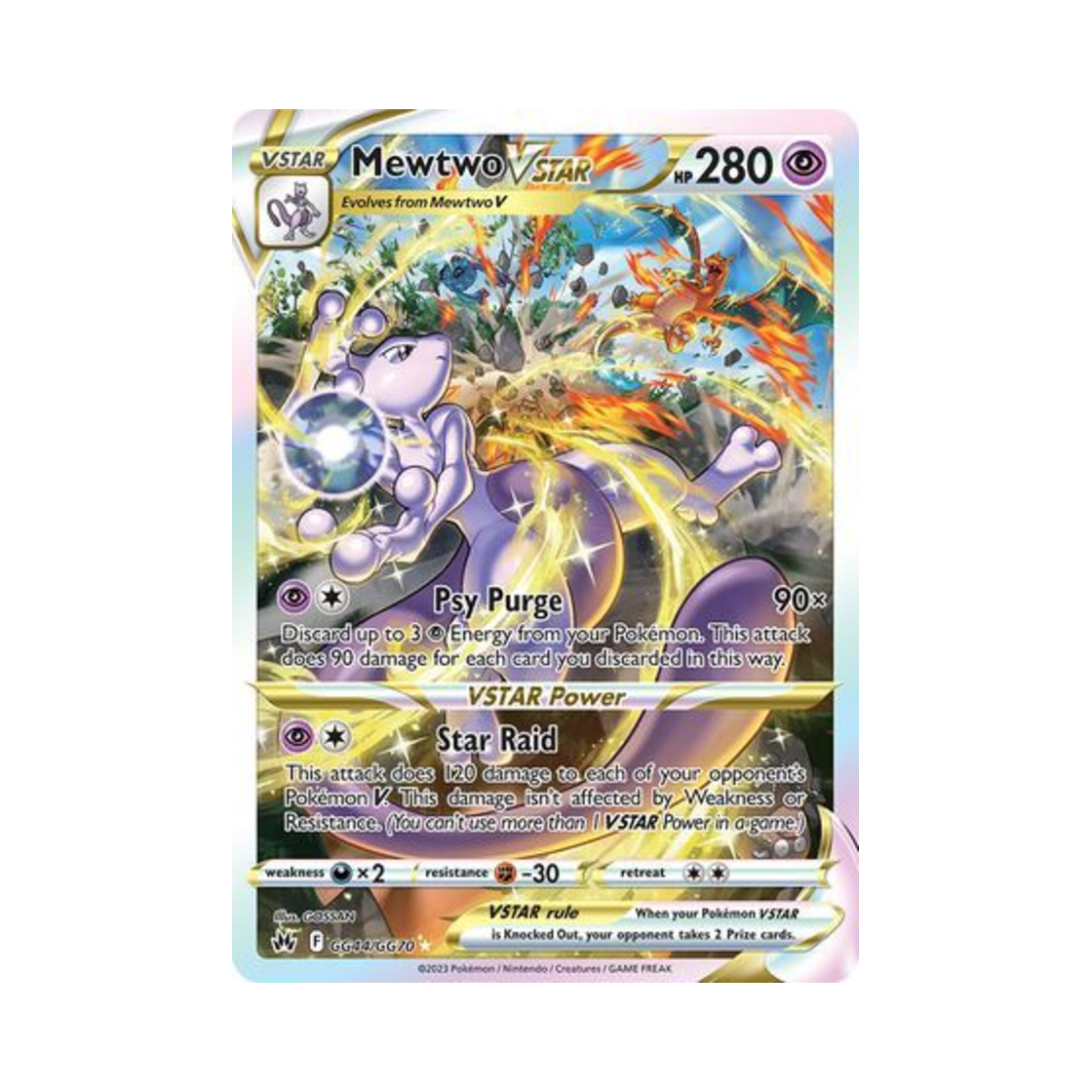포켓몬 TCG 뮤츠 VSTAR R 크라운 제니스 (영문판)(Pokemon TCG Mewtwo VSTAR R Crown Zenith (English Ver.)) - 1