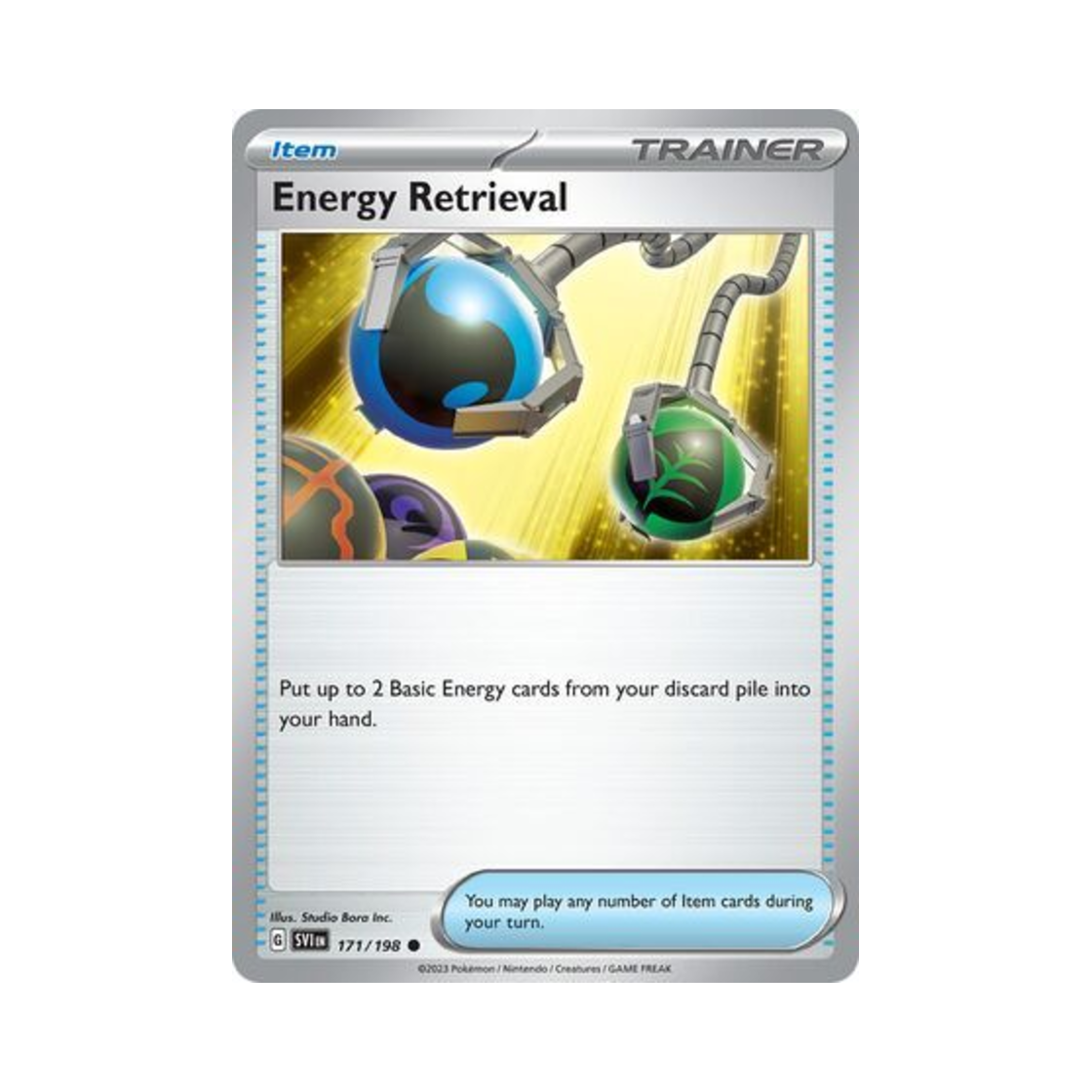 포켓몬 TCG 에너지 회수 C 스칼렛 & 바이올렛 (영문판)(Pokemon TCG Energy Retrieval C Scarlet & Violet (English Ver.)) - 1
