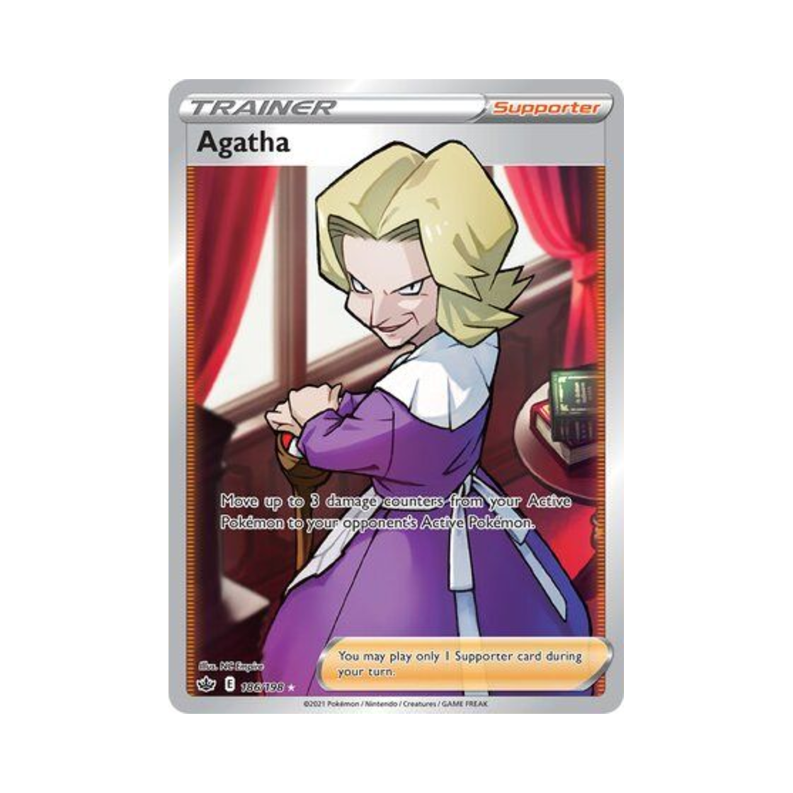 포켓몬 TCG 국화 RU 칠링 레인 (영문판)(Pokemon TCG Agatha RU Chilling Reign (English Ver.)) - 1
