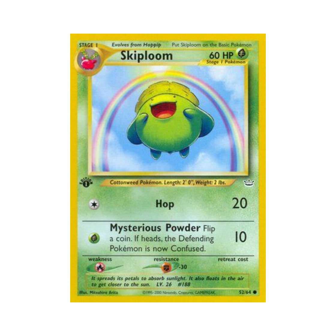 포켓몬 TCG 두코 C 네오 레버레이션 (영문판)(Pokemon TCG Skiploom C Neo Revelation (English Ver.)) - 1