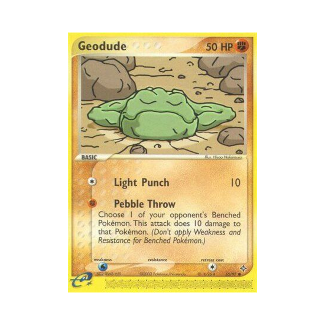 포켓몬 TCG 꼬마돌 C EX 드래곤 (영문판)(Pokemon TCG Geodude C EX Dragon (English Ver.))