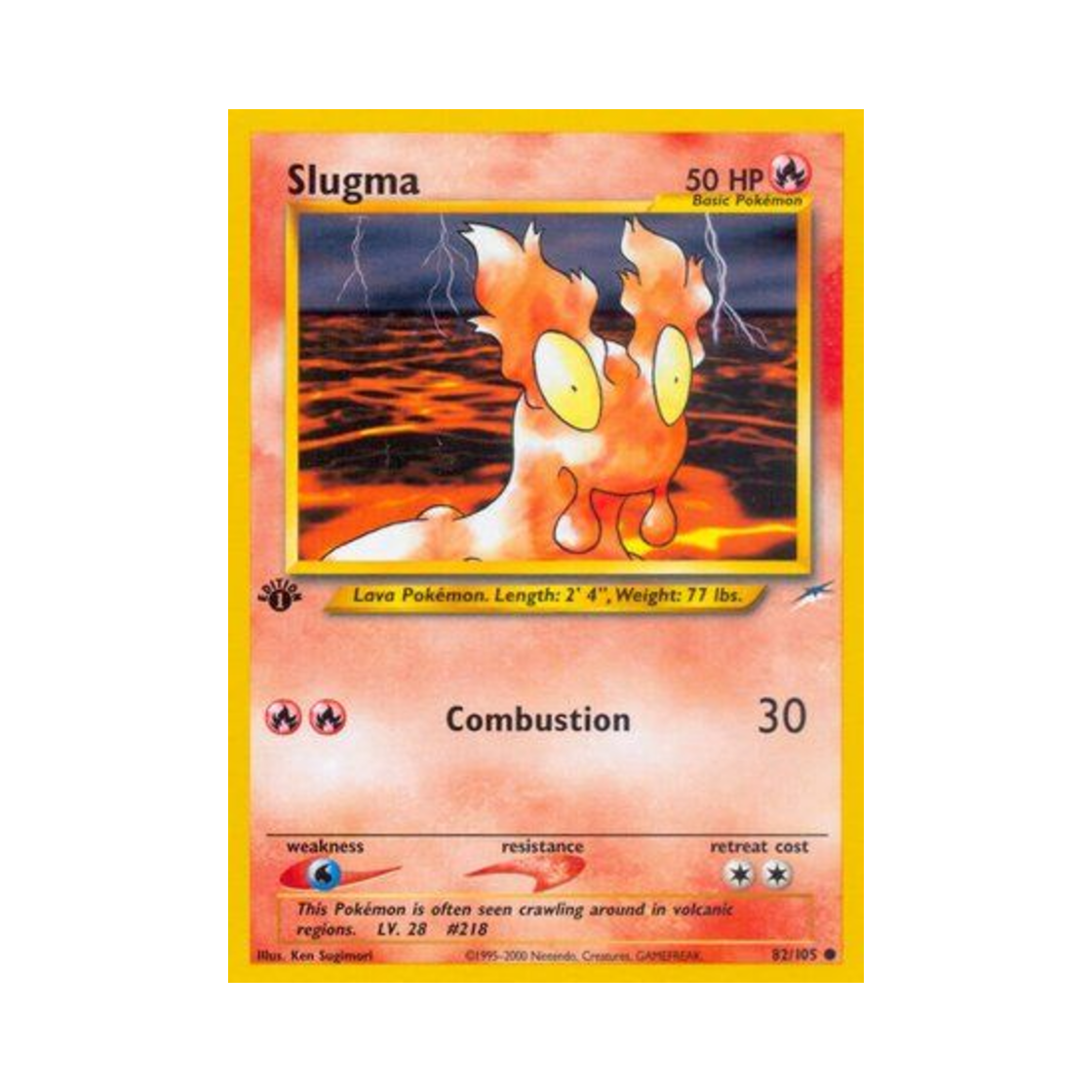 포켓몬 TCG 마그마그 C 네오 데스티니 (영문판)(Pokemon TCG Slugma C Neo Destiny (English Ver.)) - 1