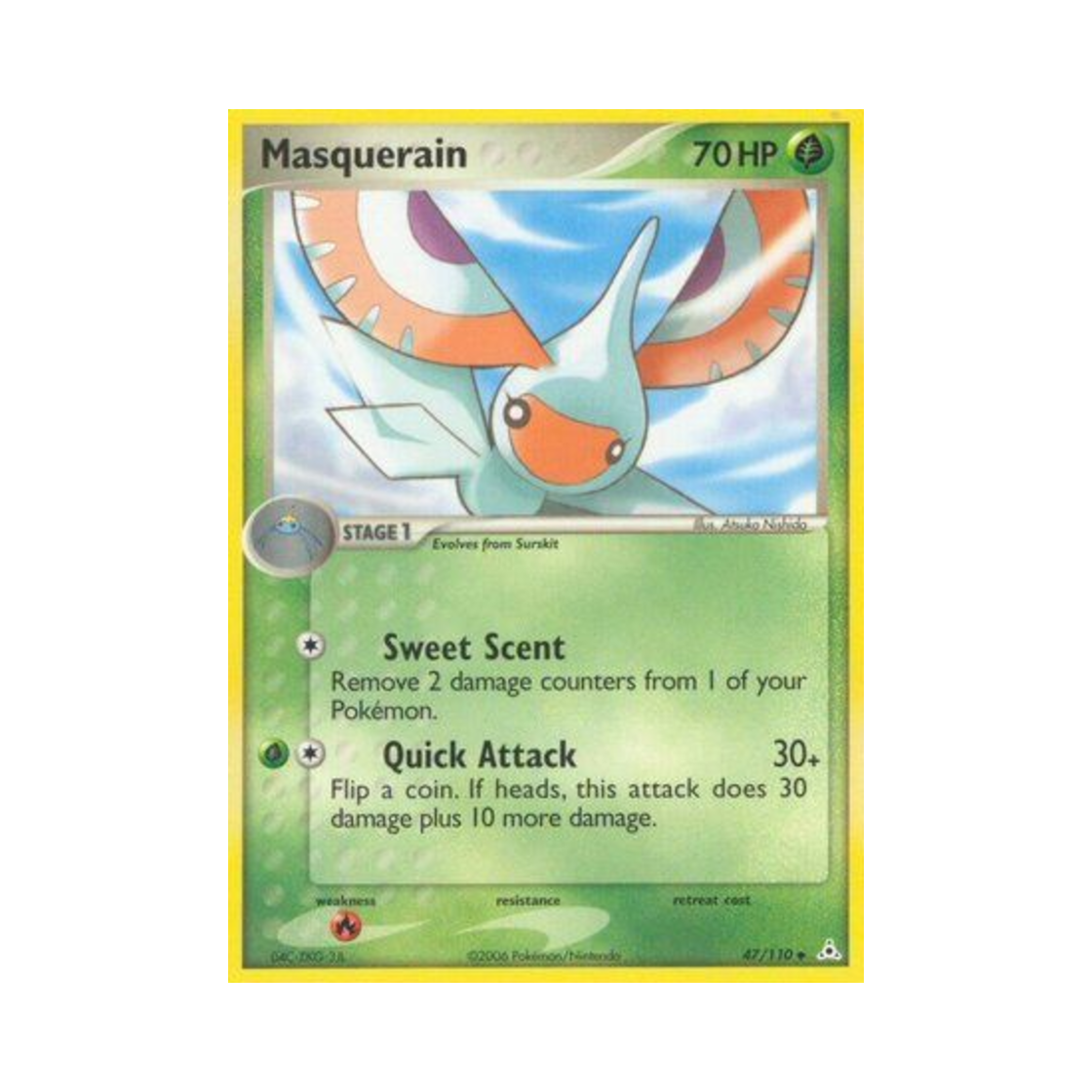 포켓몬 TCG 비나방 U EX 홀론 팬텀 (영문판)(Pokemon TCG Masquerain U EX Holon Phantoms (English Ver.)) - 1