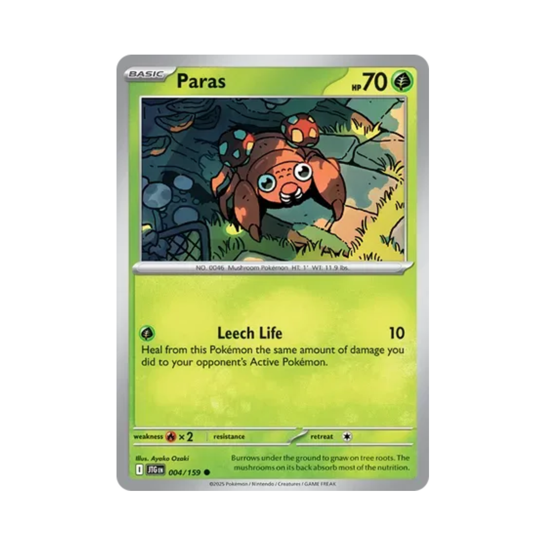 포켓몬 TCG 파라스 C 저니 투게더 (영문판)(Pokemon TCG Paras C Journey Together (English Ver.)) - 1