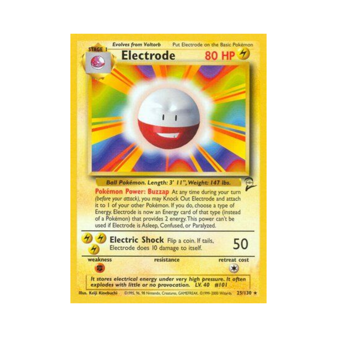 포켓몬 TCG 붐볼 R 베이스 세트 2 (영문판)(Pokemon TCG Electrode R Base Set 2 (English Ver.)) - 1