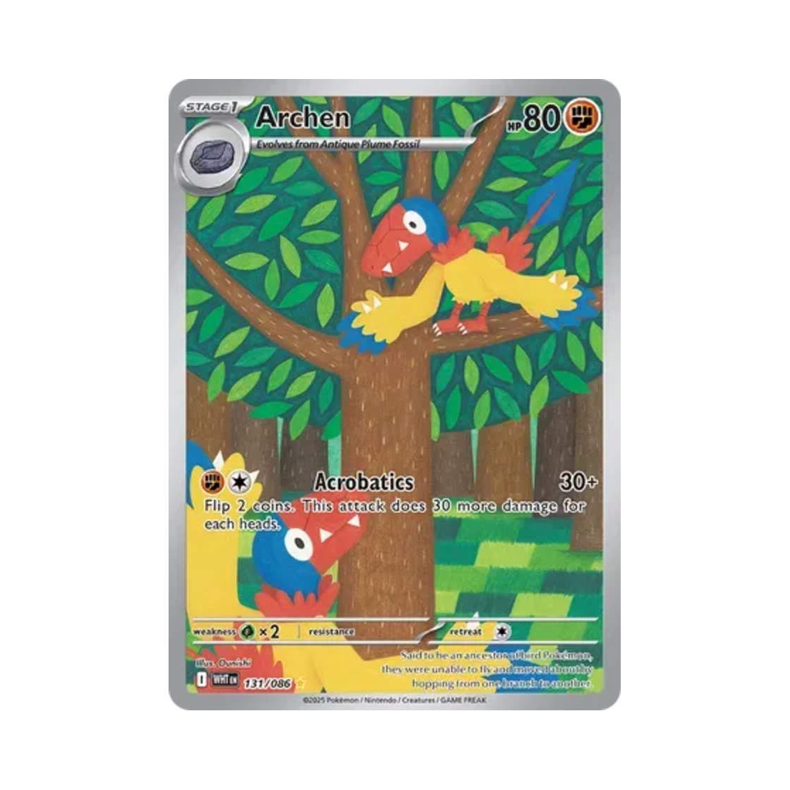 포켓몬 TCG 아켄 IR 화이트플레어 (영문판)(Pokemon TCG Archen IR White Flare (English Ver.))