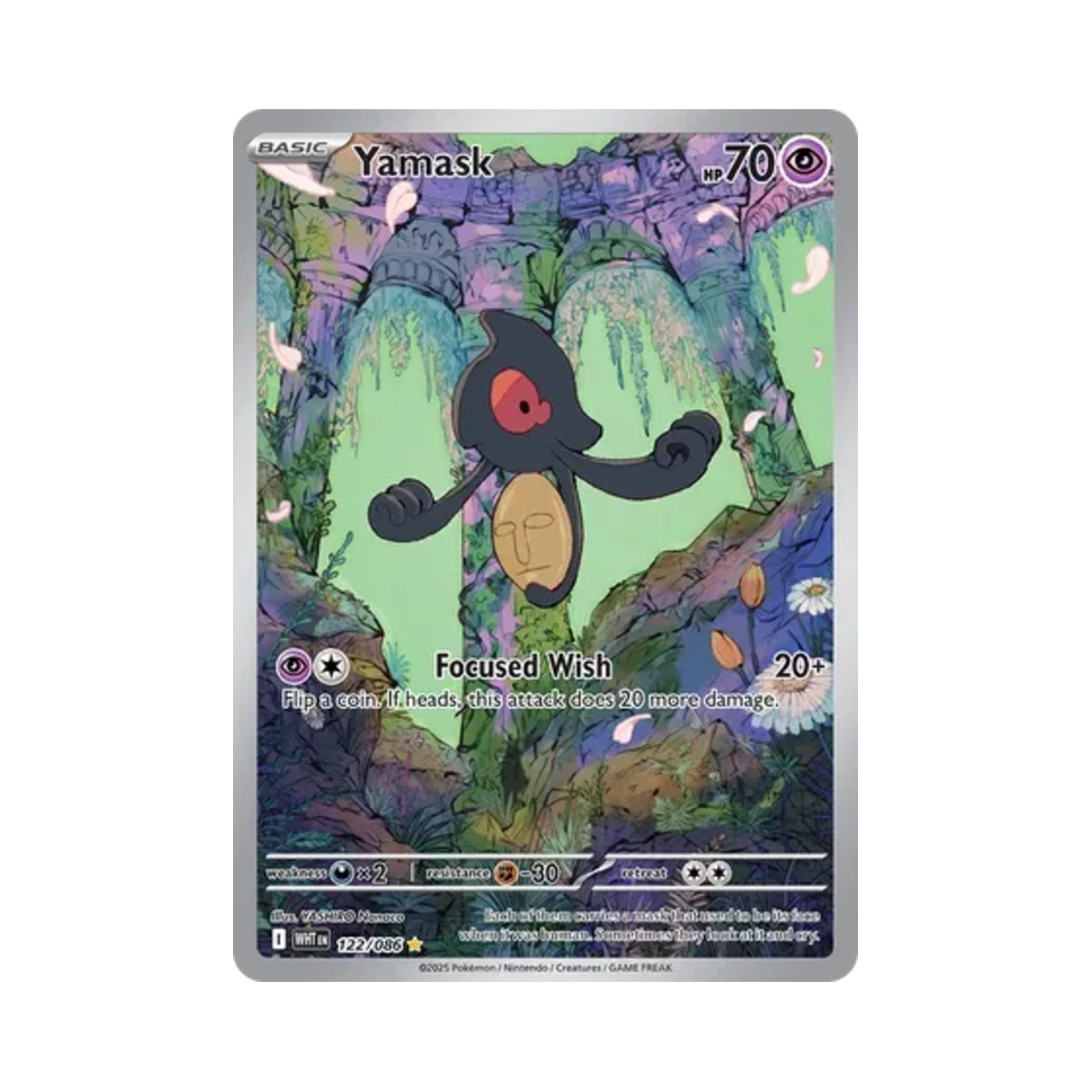 포켓몬 TCG 데스마스 IR 화이트플레어 (영문판)(Pokemon TCG Yamask IR White Flare (English Ver.))