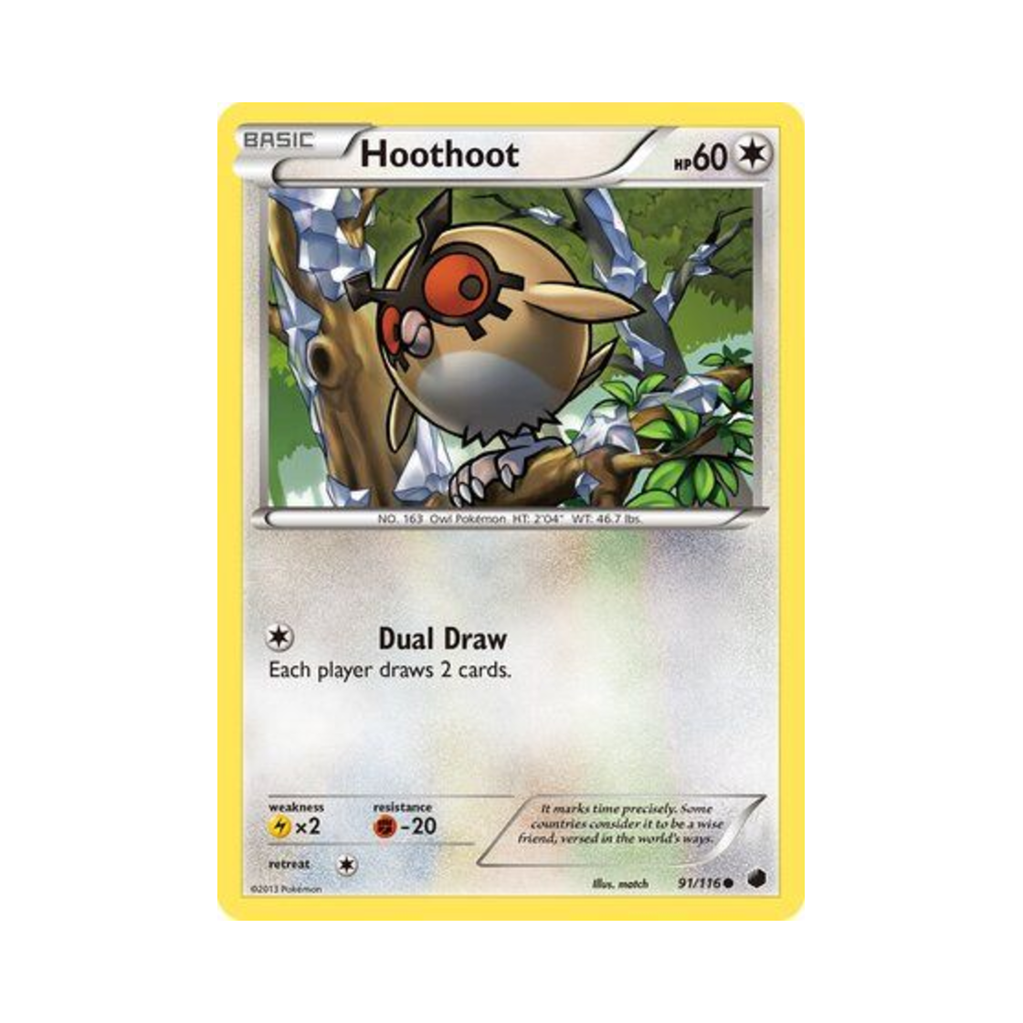 포켓몬 TCG 부우부 C 플라스마 프리즈 (영문판)(Pokemon TCG Hoothoot C Plasma Freeze (English Ver.)) - 1