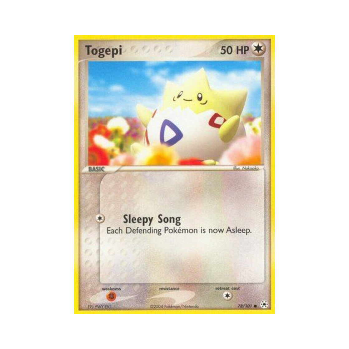 포켓몬 TCG 토게피 C EX 히든 레전드 (영문판)(Pokemon TCG Togepi C EX Hidden Legends (English Ver.))