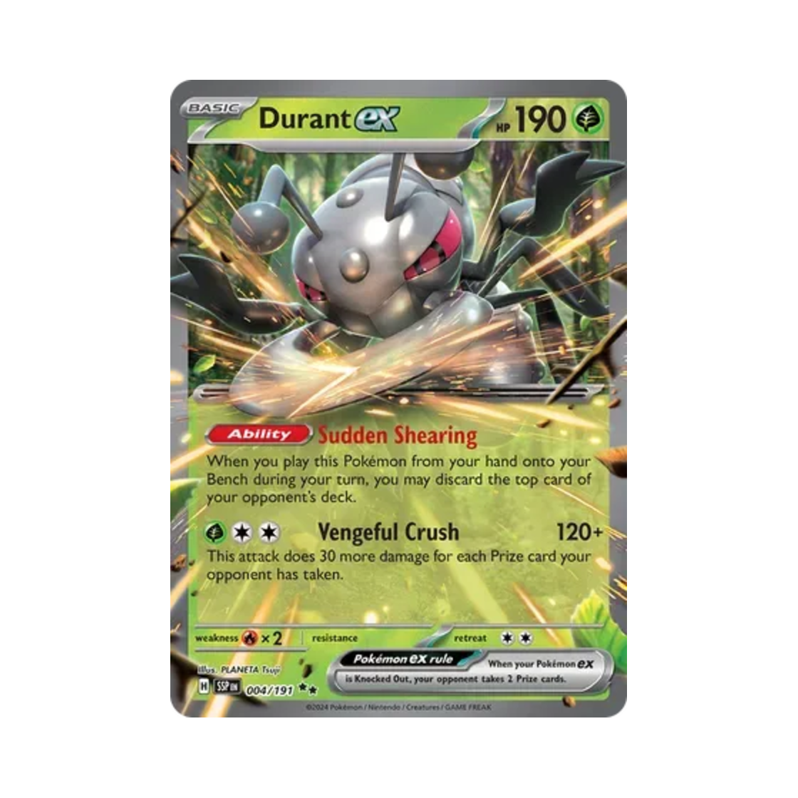 포켓몬 TCG 아이앤트 ex DR 서징 스파크 (영문판)(Pokemon TCG Durant ex DR Surging Sparks (English Ver.)) - 1