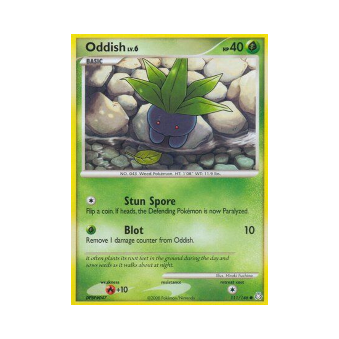 포켓몬 TCG 뚜벅쵸 C 레전드 어웨이크드 (영문판)(Pokemon TCG Oddish C Legends Awakened (English Ver.)) - 1