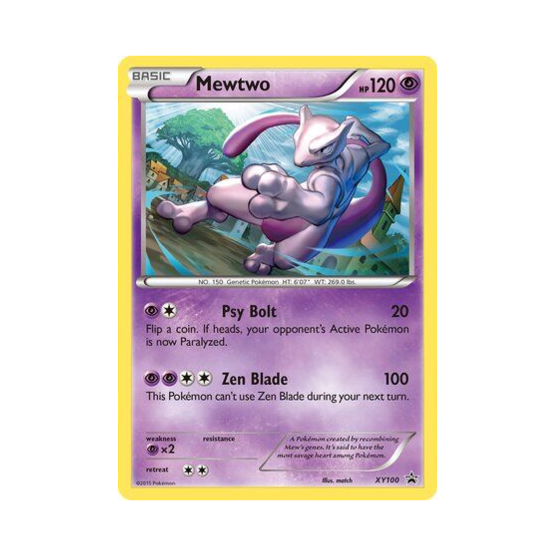 포켓몬 TCG 뮤츠 P XY 프로모 카드 (영문판)(Pokemon TCG Mewtwo P XY Promos (English Ver.)) - 1