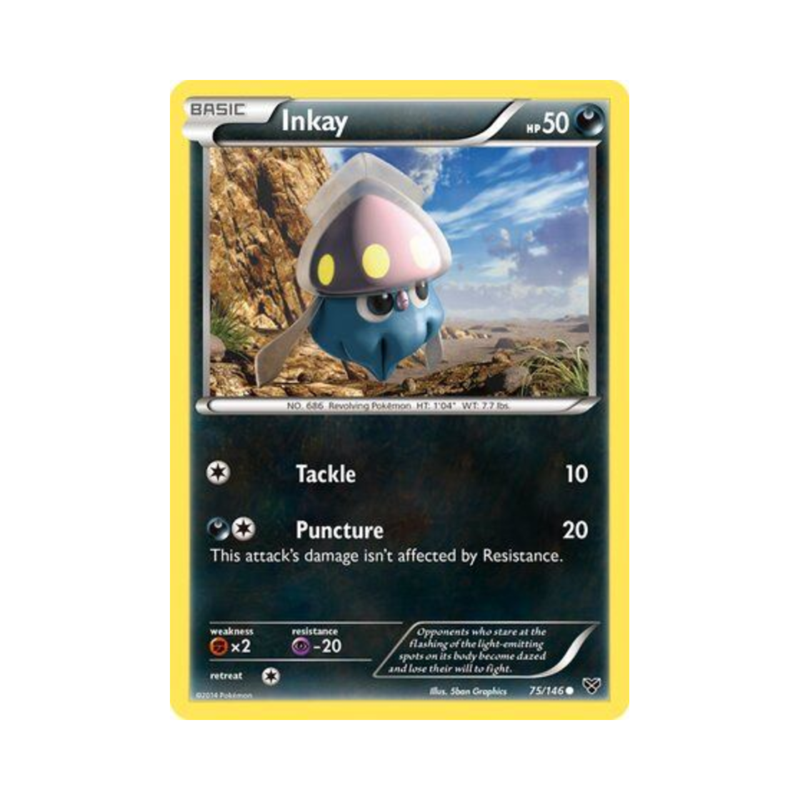 포켓몬 TCG 오케이징 C XY (영문판)(Pokemon TCG Inkay C XY (English Ver.))