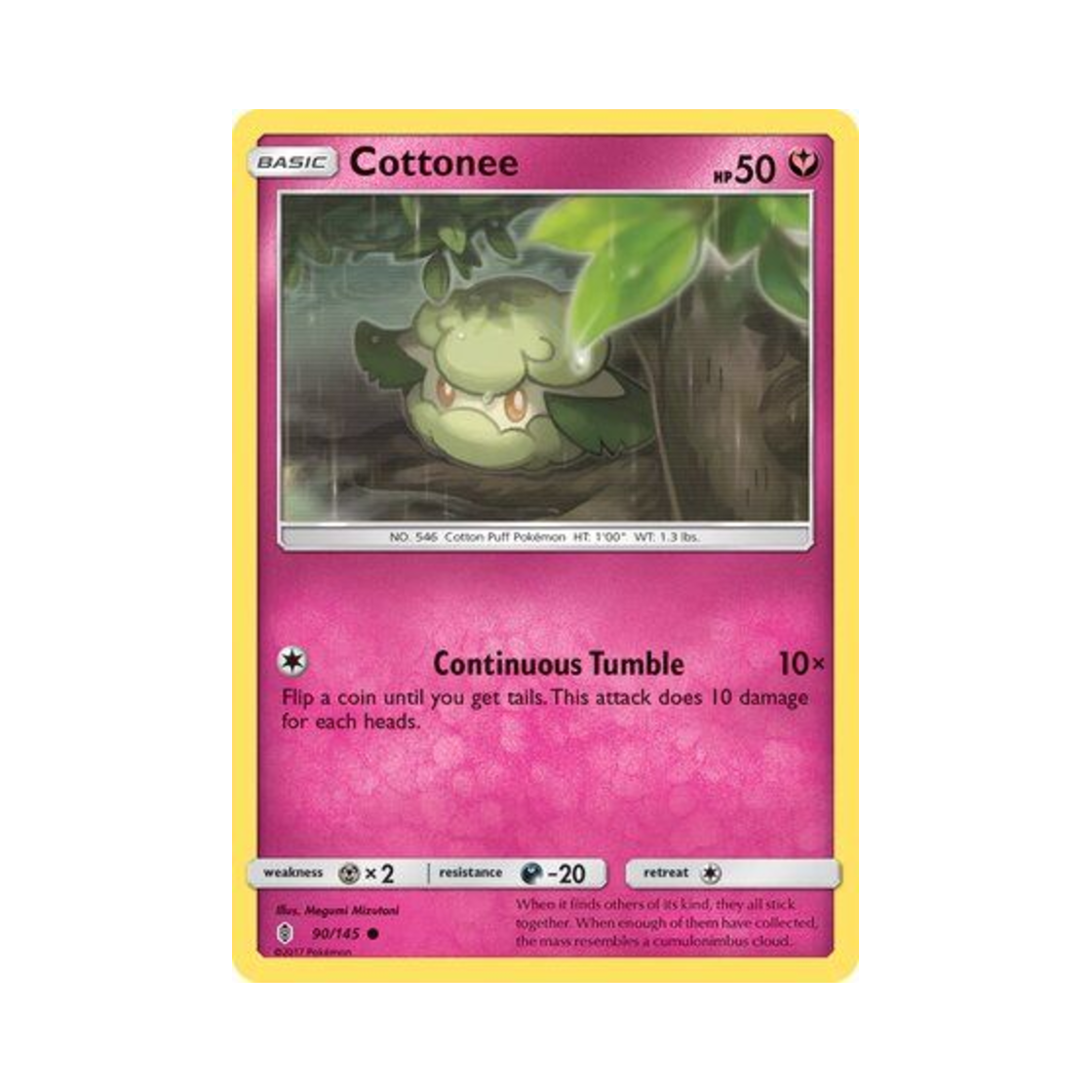 포켓몬 TCG 소미안 C 가디언스 라이징 (영문판)(Pokemon TCG Cottonee C Guardians Rising (English Ver.))