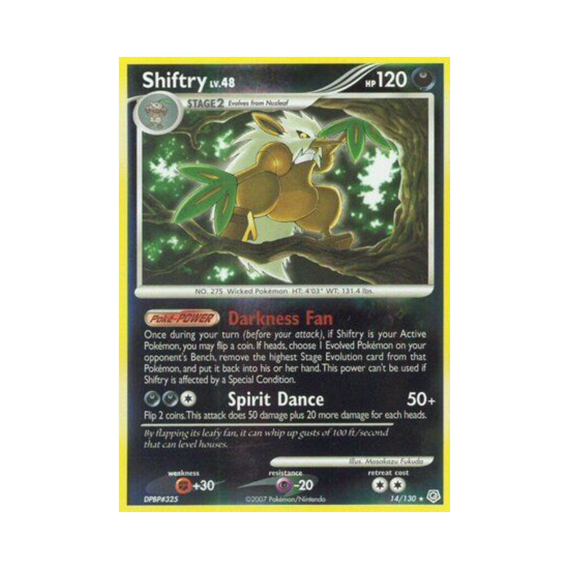 포켓몬 TCG 다탱구 RH 다이아몬드 & 펄 (영문판)(Pokemon TCG Shiftry RH Diamond & Pearl (English Ver.))