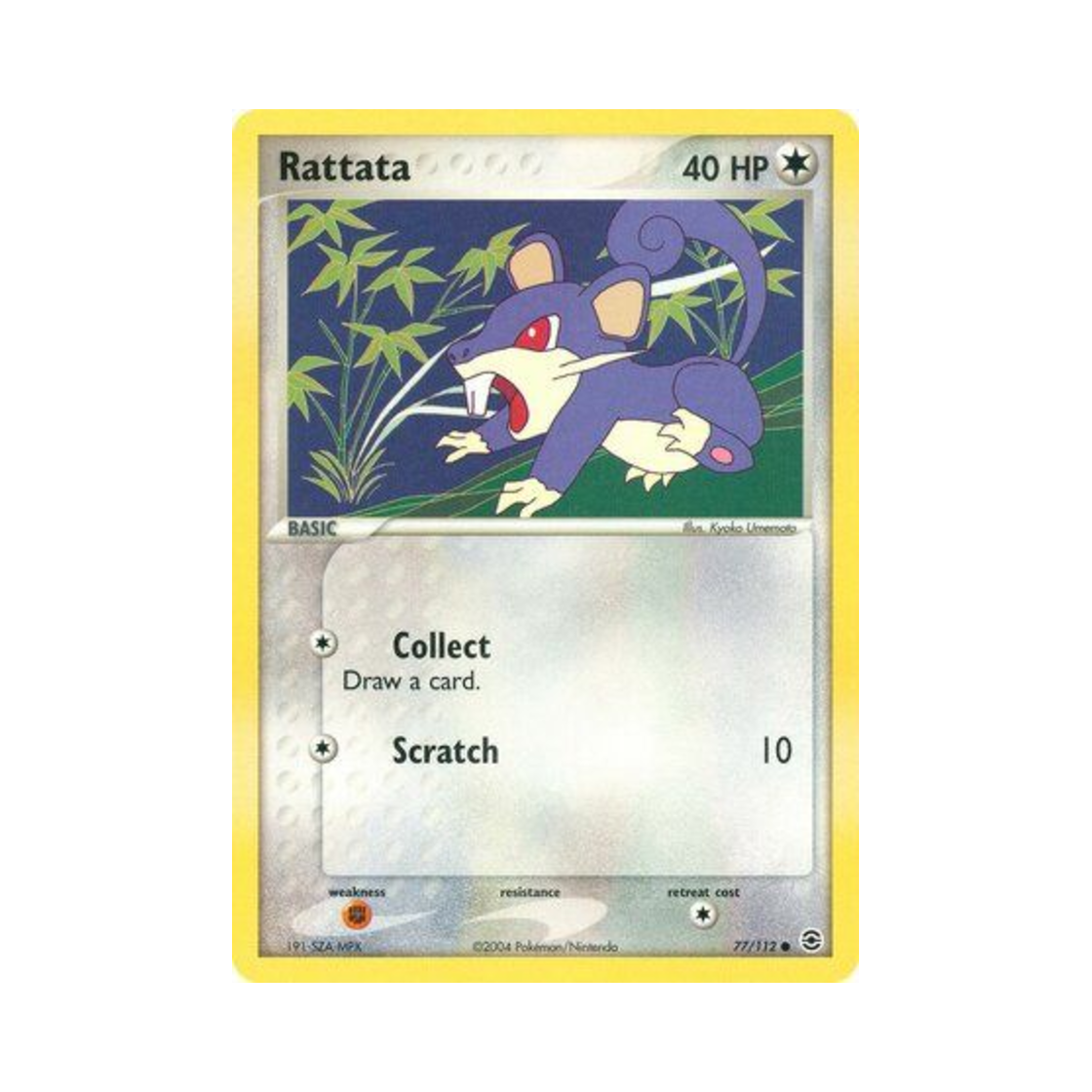 포켓몬 TCG 꼬렛 C EX 파이어레드 & 리프그린 (영문판)(Pokemon TCG Rattata C EX FireRed & LeafGreen (English Ver.)) - 1