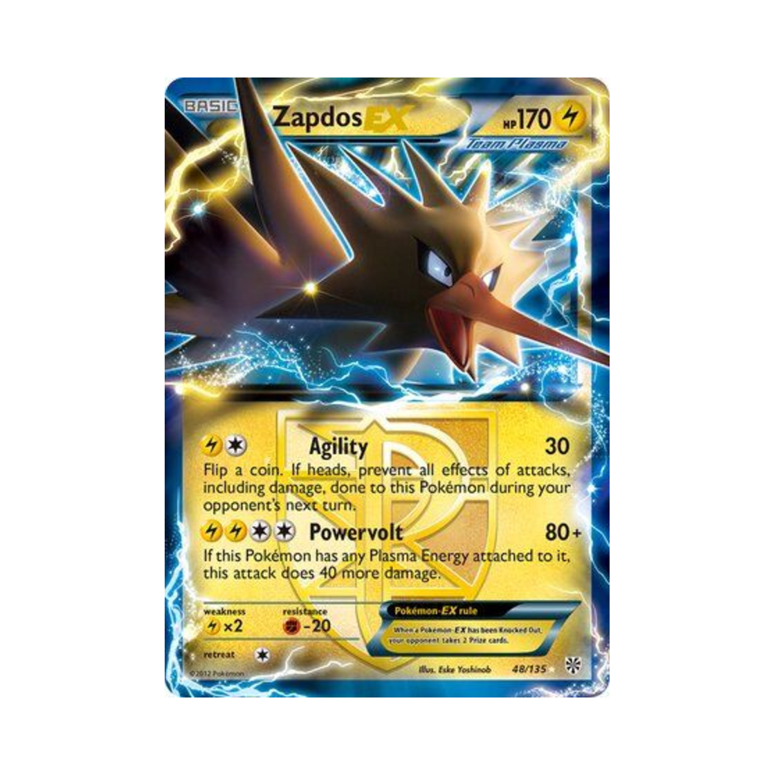 포켓몬 TCG 썬더 ex RHE 플라스마 스톰 (영문판)(Pokemon TCG Zapdos ex RHE Plasma Storm (English Ver.)) - 1