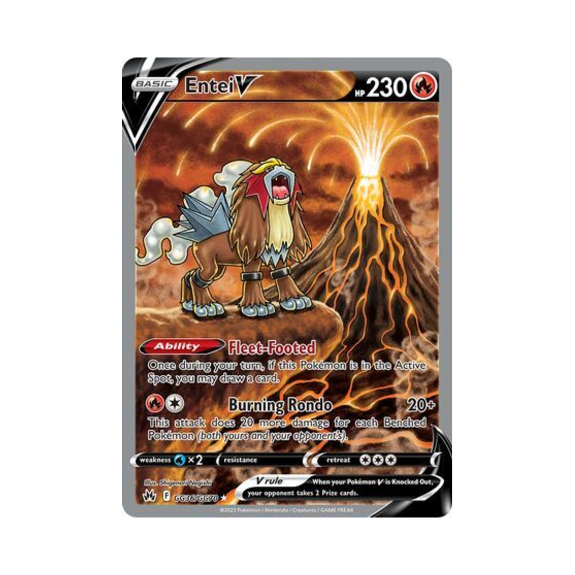 포켓몬 TCG 앤테이 V R 크라운 제니스 (영문판)(Pokemon TCG Entei V R Crown Zenith (English Ver.)) - 1