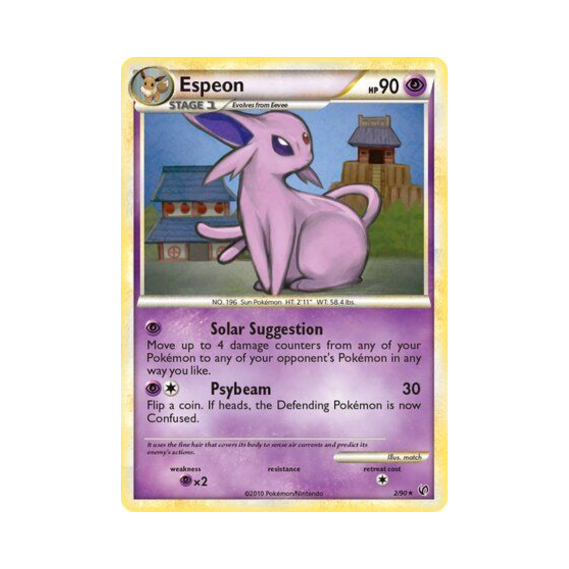 포켓몬 TCG 에브이 RH 언던티드 (영문판)(Pokemon TCG Espeon RH Undaunted (English Ver.)) - 1