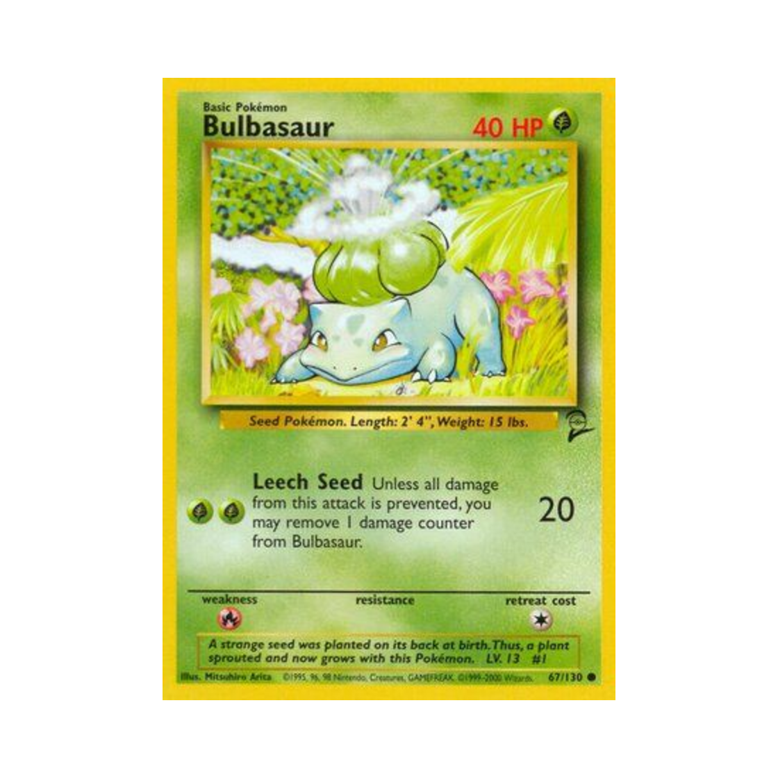 포켓몬 TCG 이상해씨 C 베이스 세트 2 (영문판)(Pokemon TCG Bulbasaur C Base Set 2 (English Ver.))