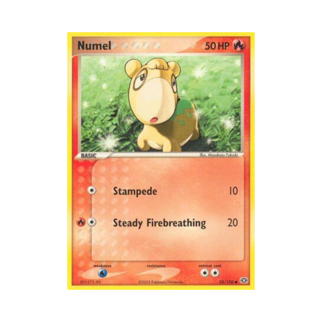 포켓몬 TCG 둔타 C EX 에메랄드 (영문판)(Pokemon TCG Numel C EX Emerald (English Ver.))