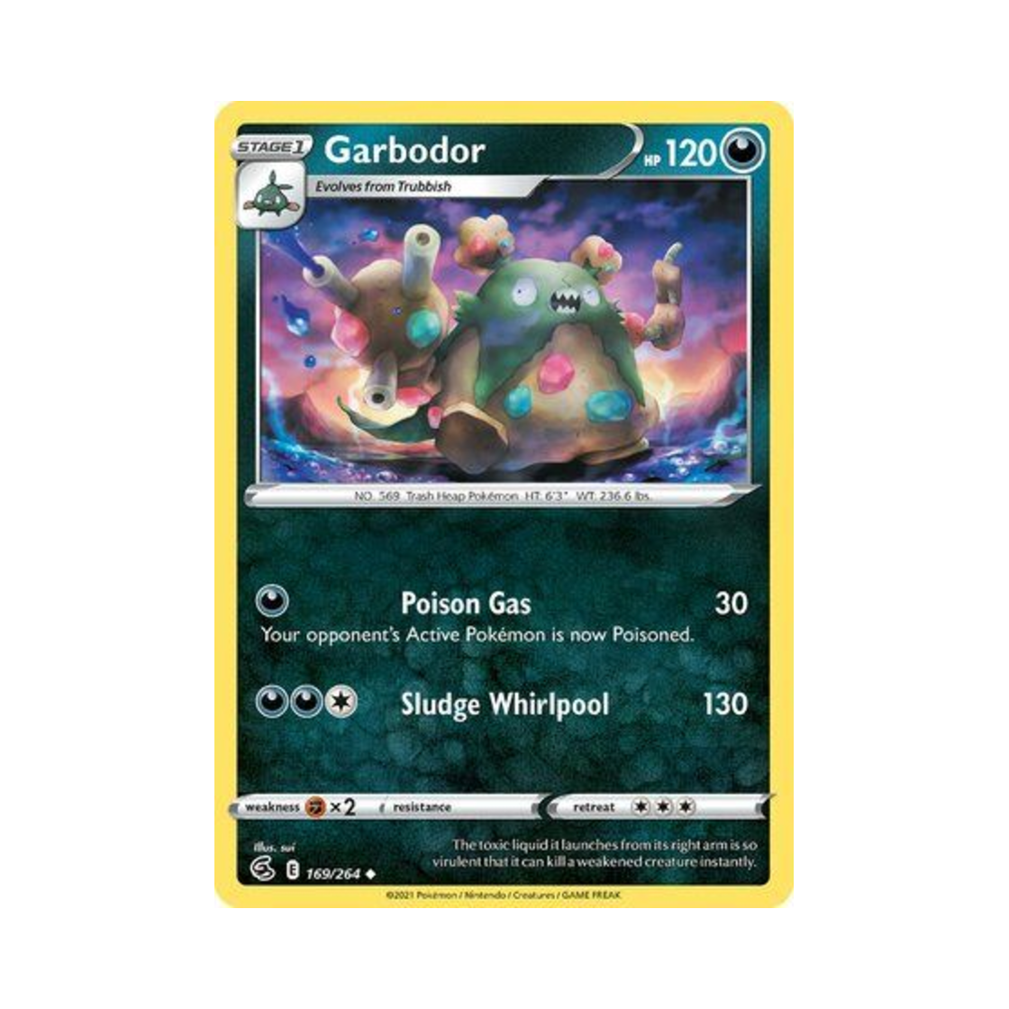 포켓몬 TCG 더스트나 U 퓨전 스트라이크 (영문판)(Pokemon TCG Garbodor U Fusion Strike (English Ver.))