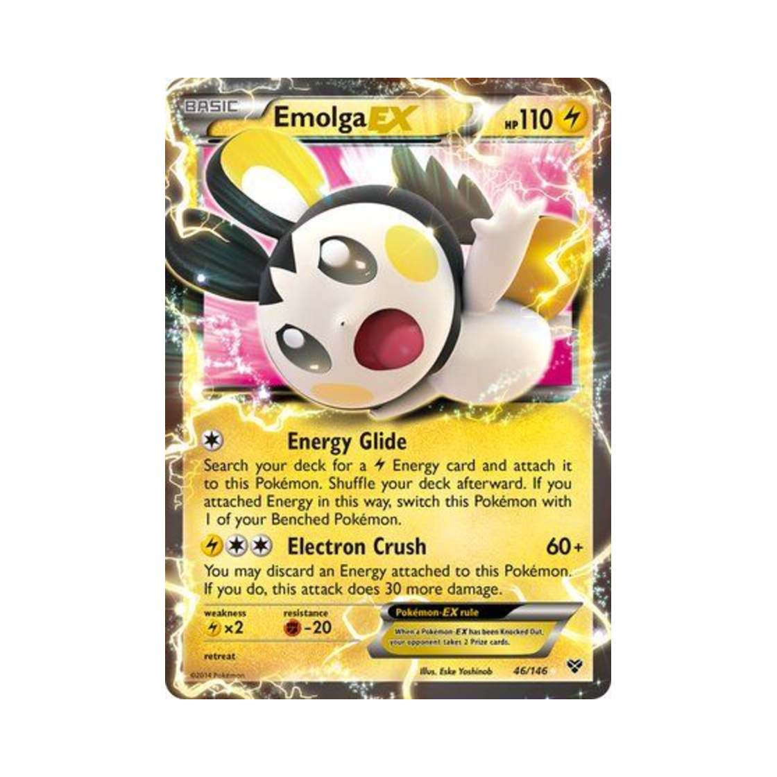 포켓몬 TCG 에몽가 EX RHE XY (영문판)(Pokemon TCG Emolga EX RHE XY (English Ver.))