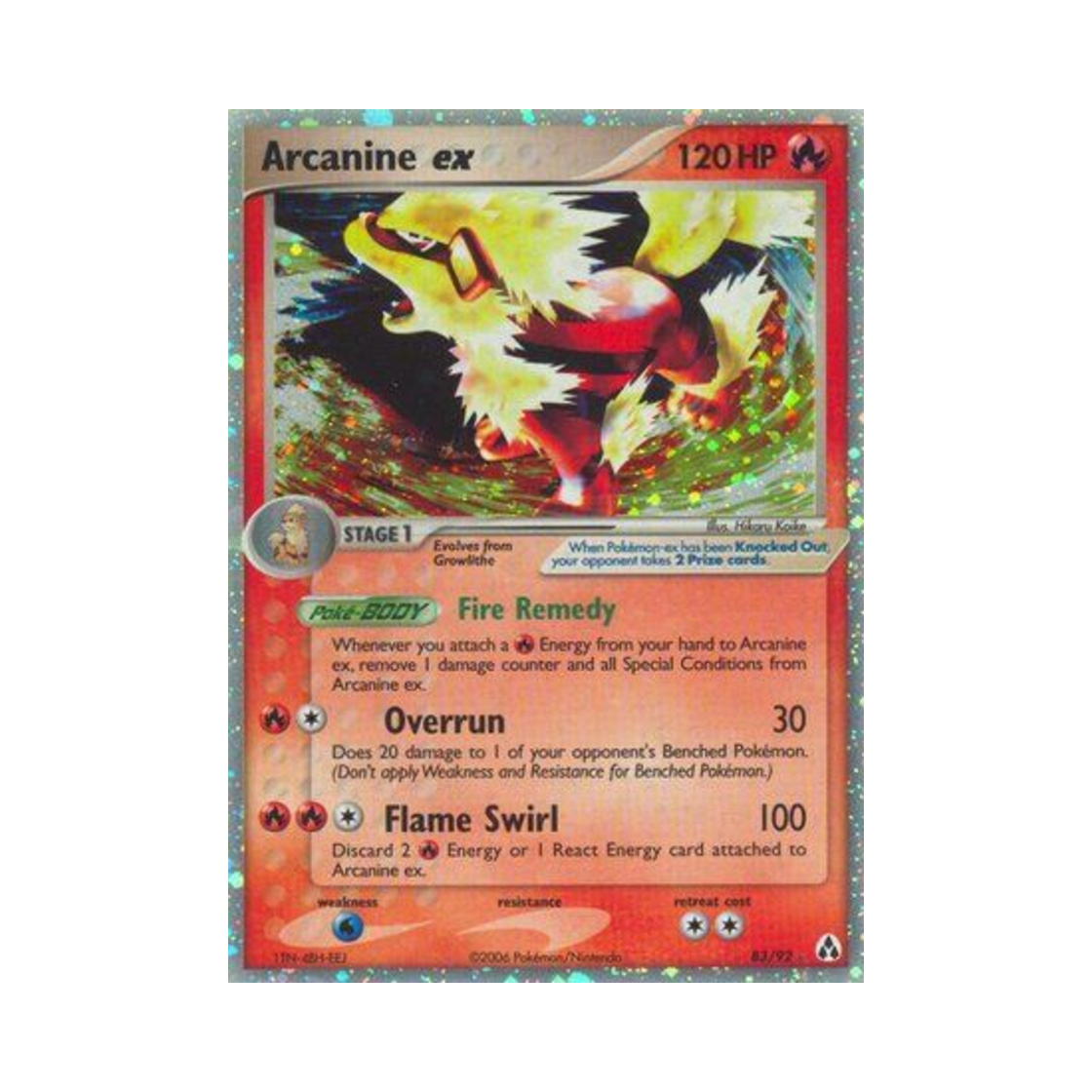 포켓몬 TCG 윈디 ex RHe EX 레전드 메이커 (영문판)(Pokemon TCG Arcanine ex RHe EX Legend Maker (English Ver.)) - 1