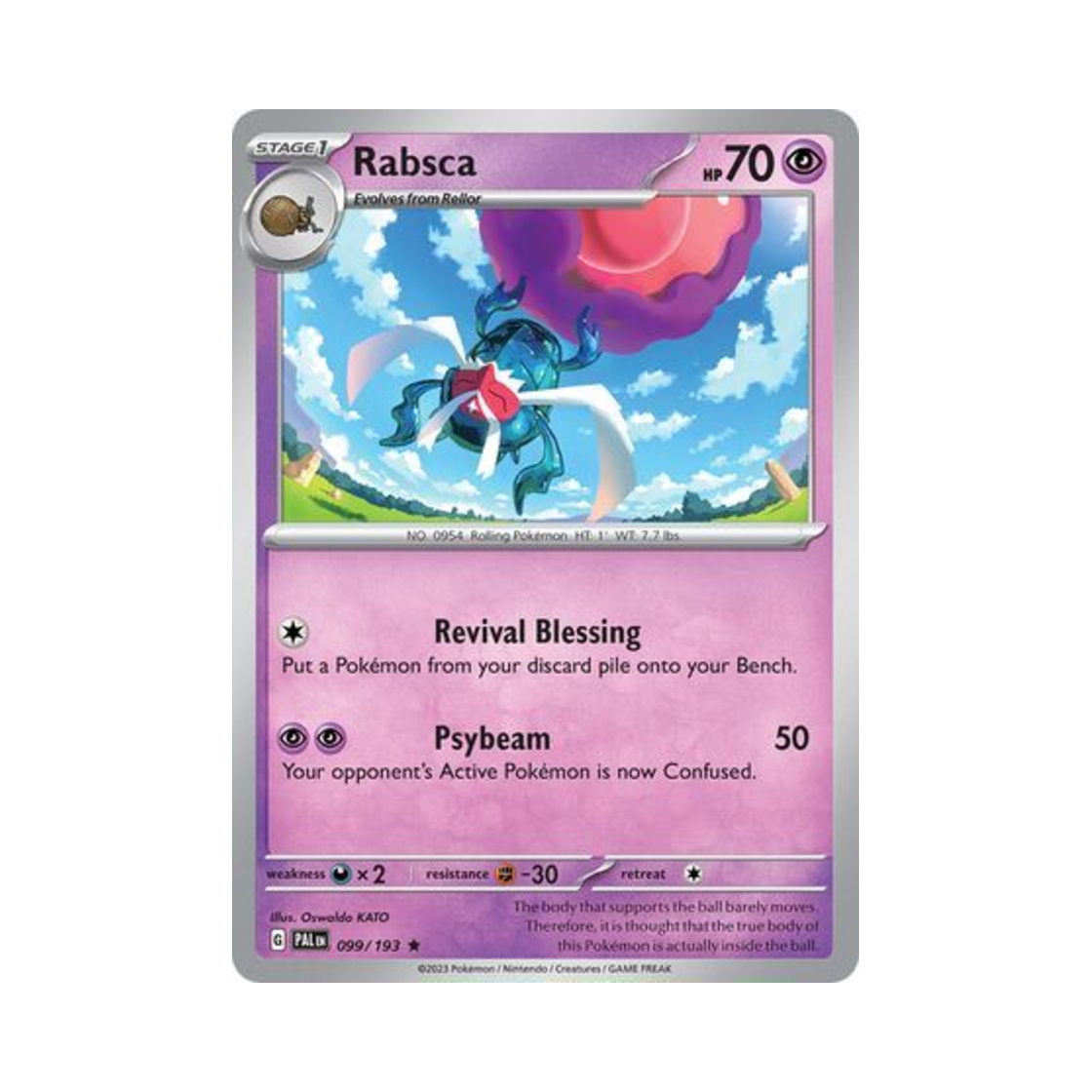 포켓몬 TCG 베라카스 R 팔데아 이볼브드 (영문판)(Pokemon TCG Rabsca R Paldea Evolved (English Ver.)) - 1