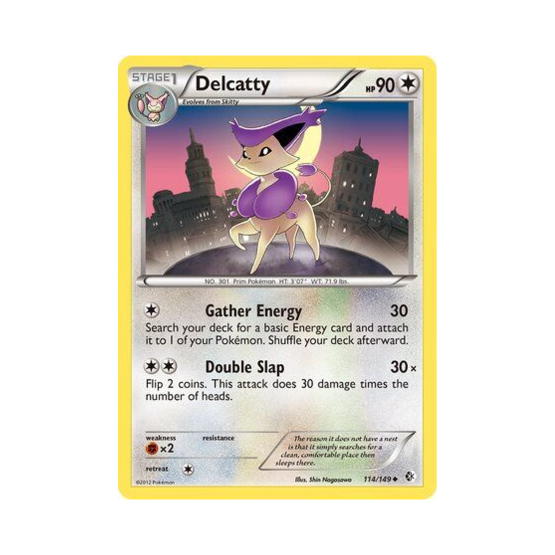 포켓몬 TCG 델케티 U 바운더리스 크로스드 (영문판)(Pokemon TCG Delcatty U Boundaries Crossed (English Ver.)) - 1