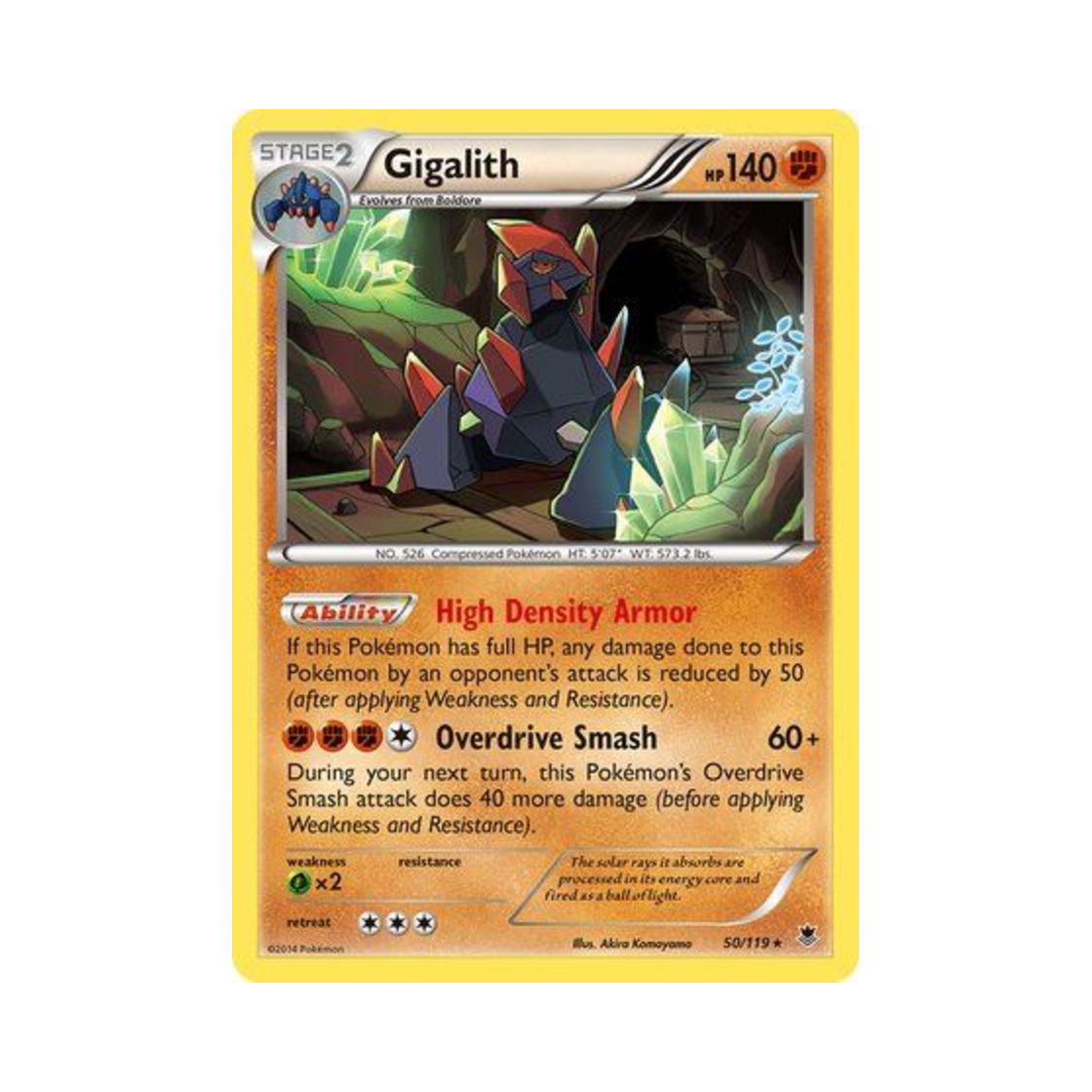 포켓몬 TCG 기가이어스 RH 팬텀 포스 (영문판)(Pokemon TCG Gigalith RH Phantom Forces (English Ver.))